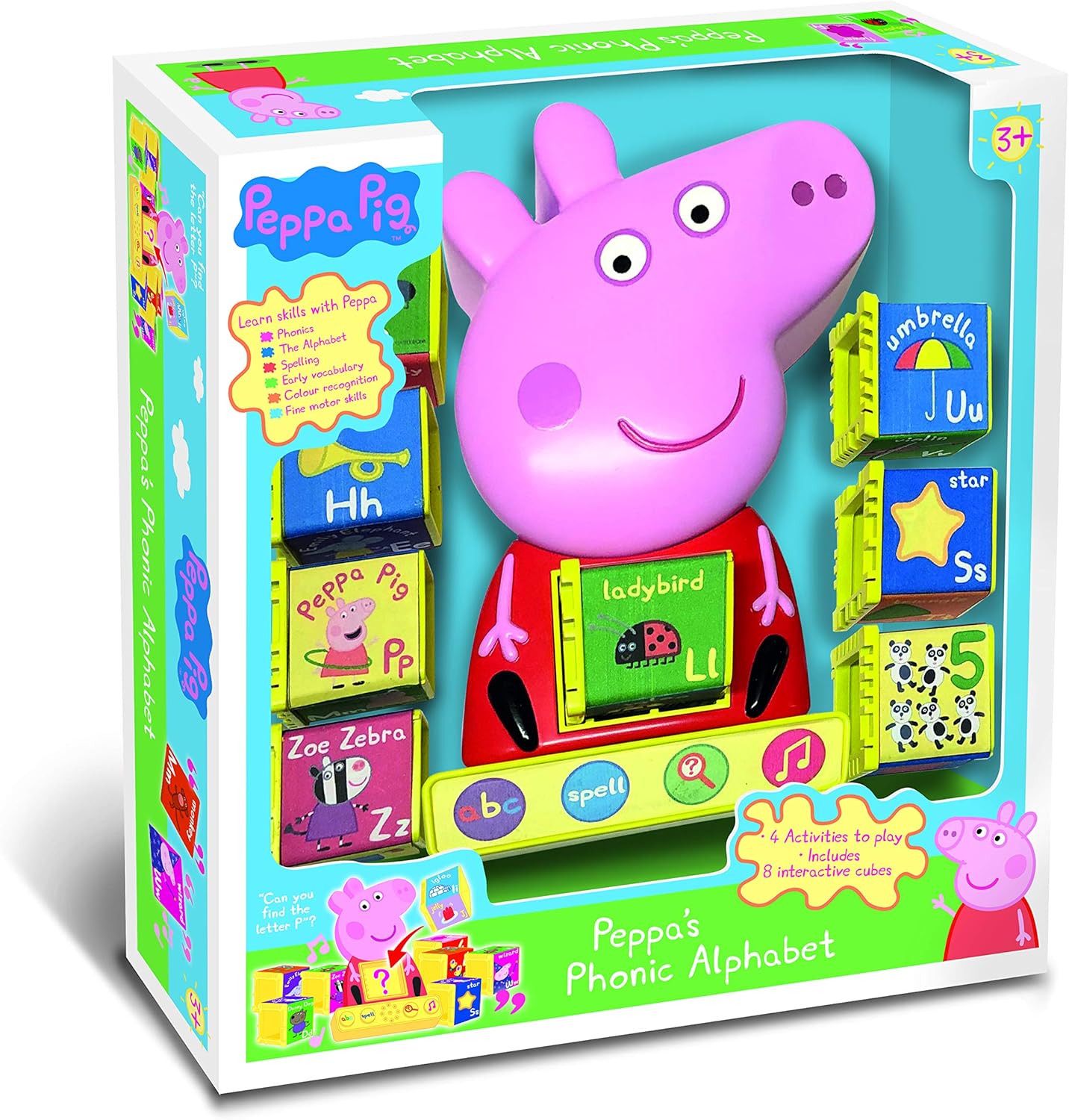 Peppa Pig PP12 Phonic Alphabet Toy - Educational Playset for Ages 3-5 7