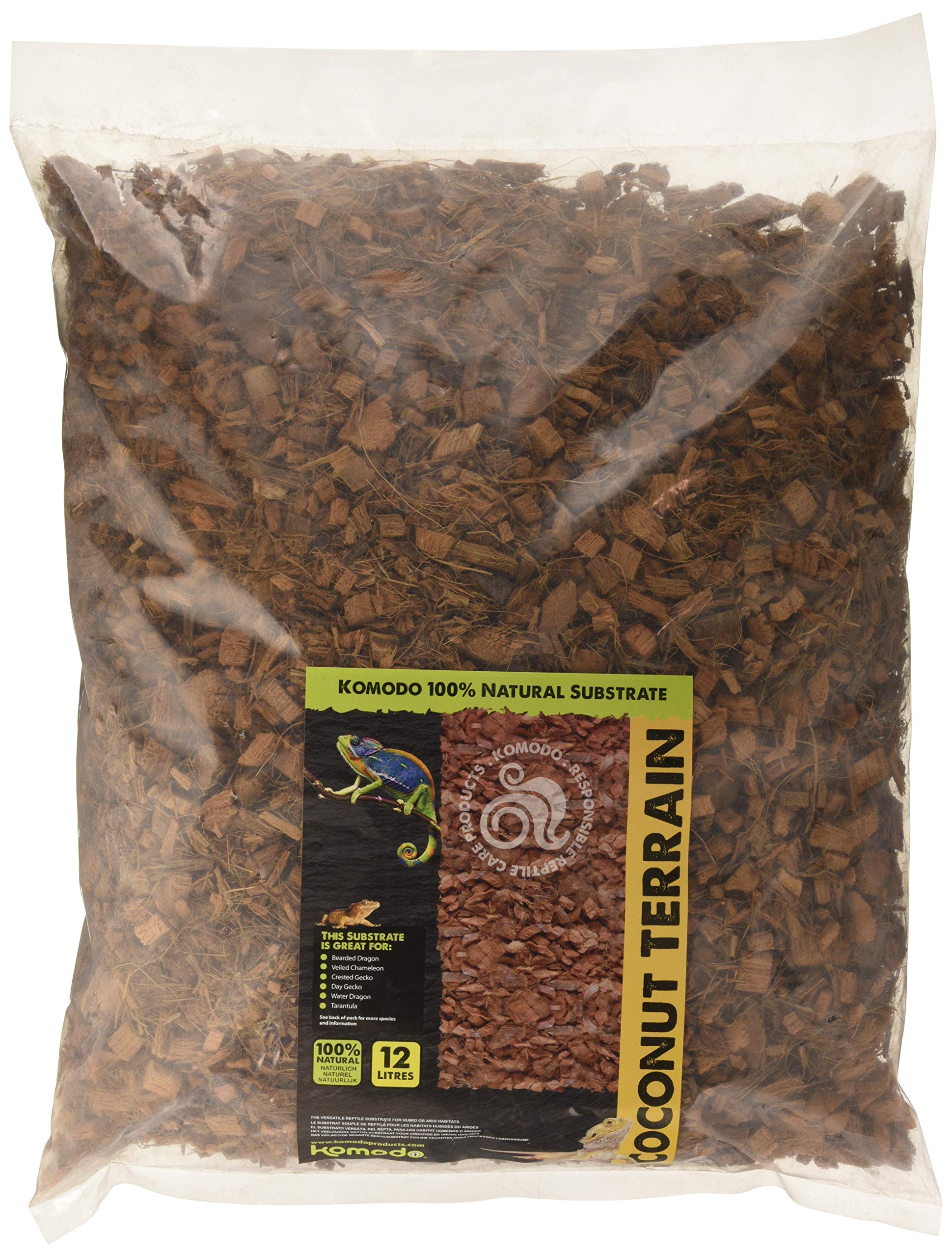 Komodo Coconut Terrain Substrate - 100% Organic | 12 Litre | pH Neutral 1