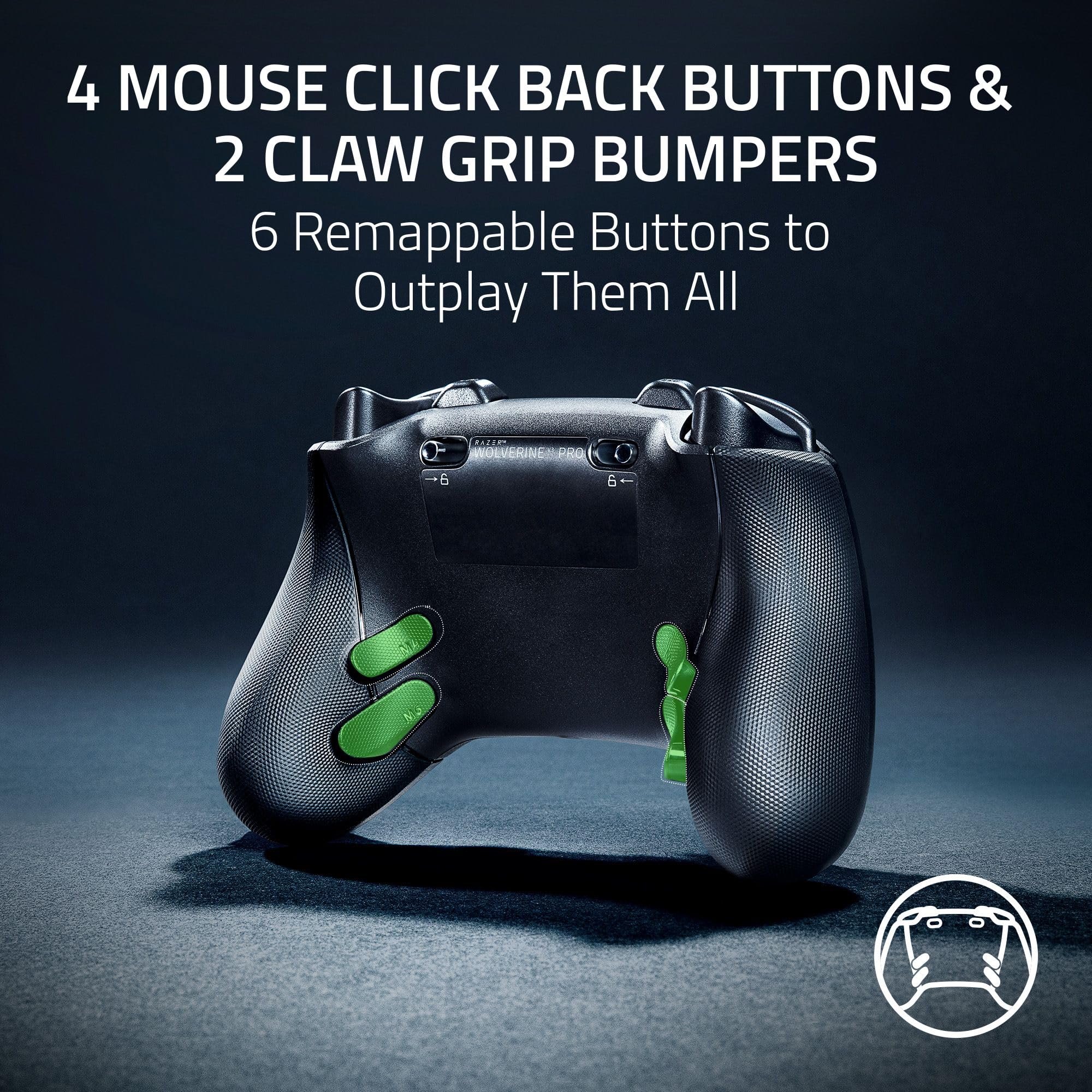 Razer Wolverine V3 Pro – Kabelloser Esports-Controller für Xbox &amp; PC – Schwarz 9