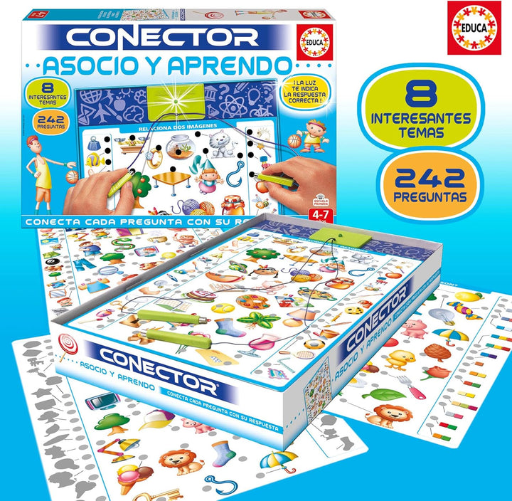 Educa Borr�s CONNECTOR Purgatory - Educational Q&A Game for Ages 4+