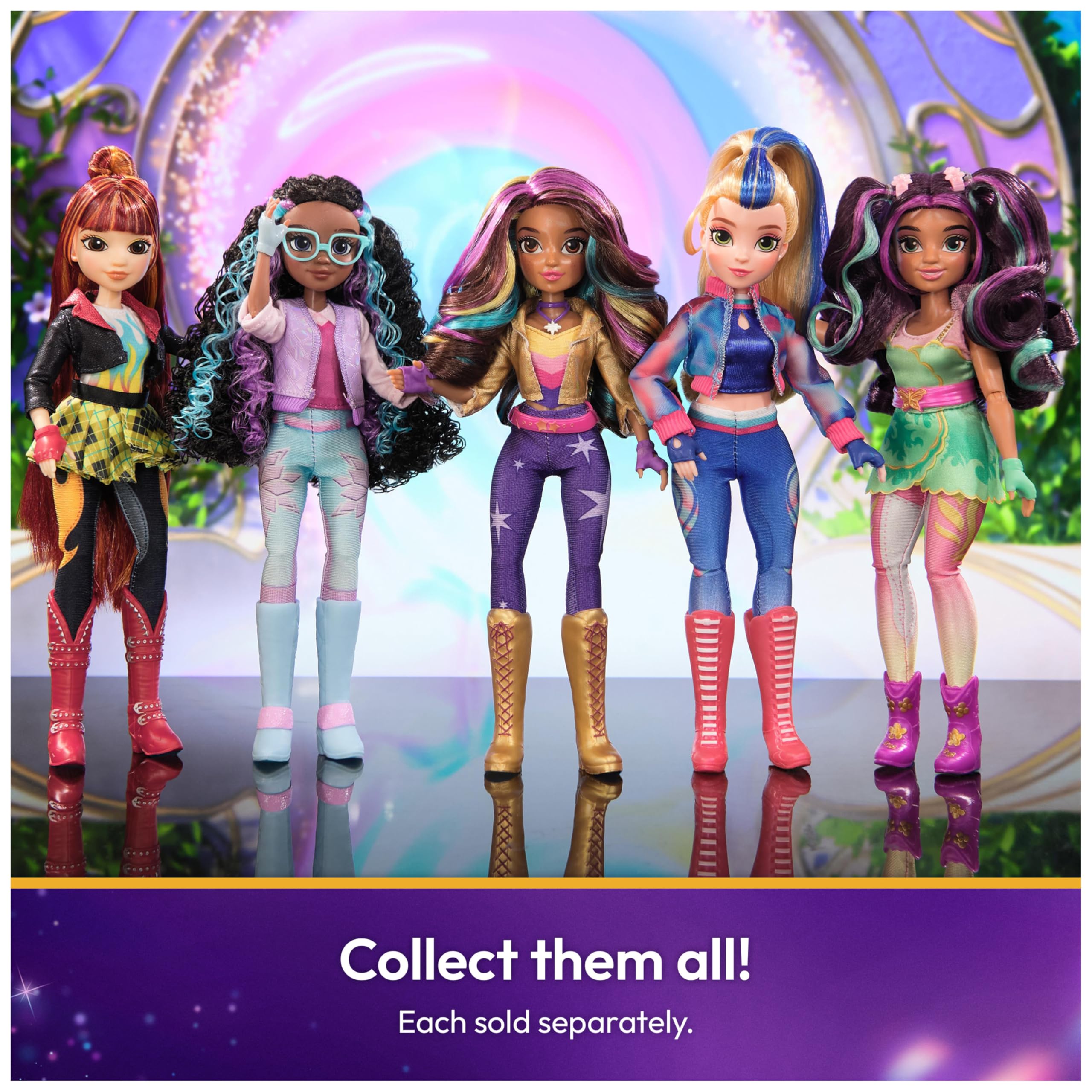 Unicorn Academy Valentina Doll - 24cm with Highlighted Hair & 5 Fashion Accessories 9