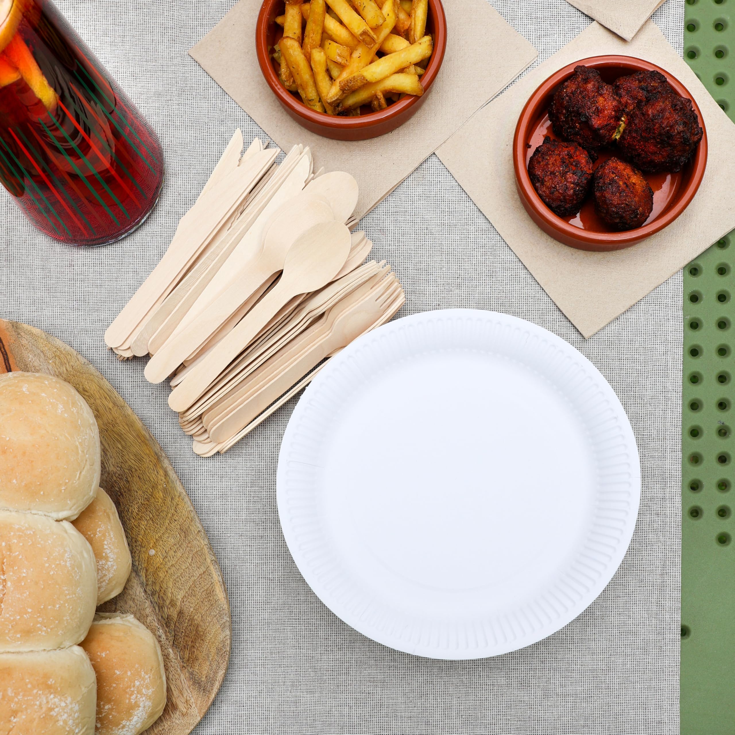 Talking Tables Table Kind 100er-Pack weiche Servietten aus Recyclingpapier, braun, 2-lagig, 33 cm 8