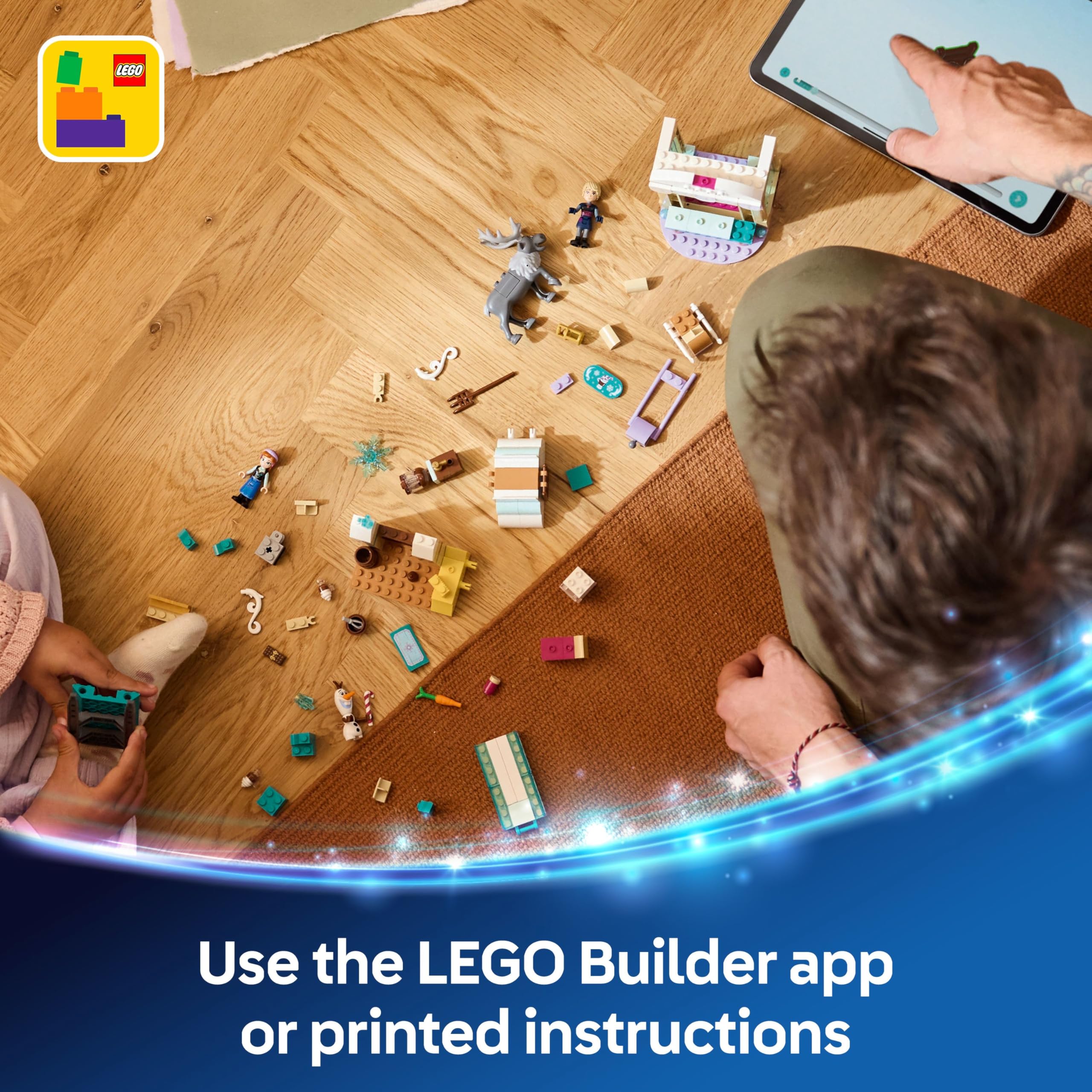 LEGO ǀ Disney Frozen Anna’s Sleigh Adventure Playset - Building Set with Hot Chocolate Stand & 4 Characters 11