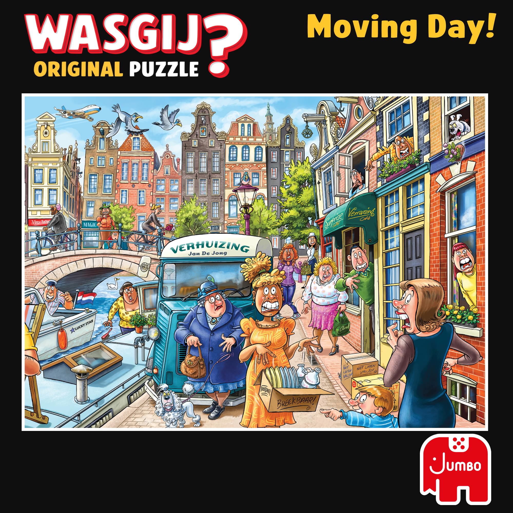 Wasgij Original 45: Moving Day - 1000 Piece Puzzle for Adults 14
