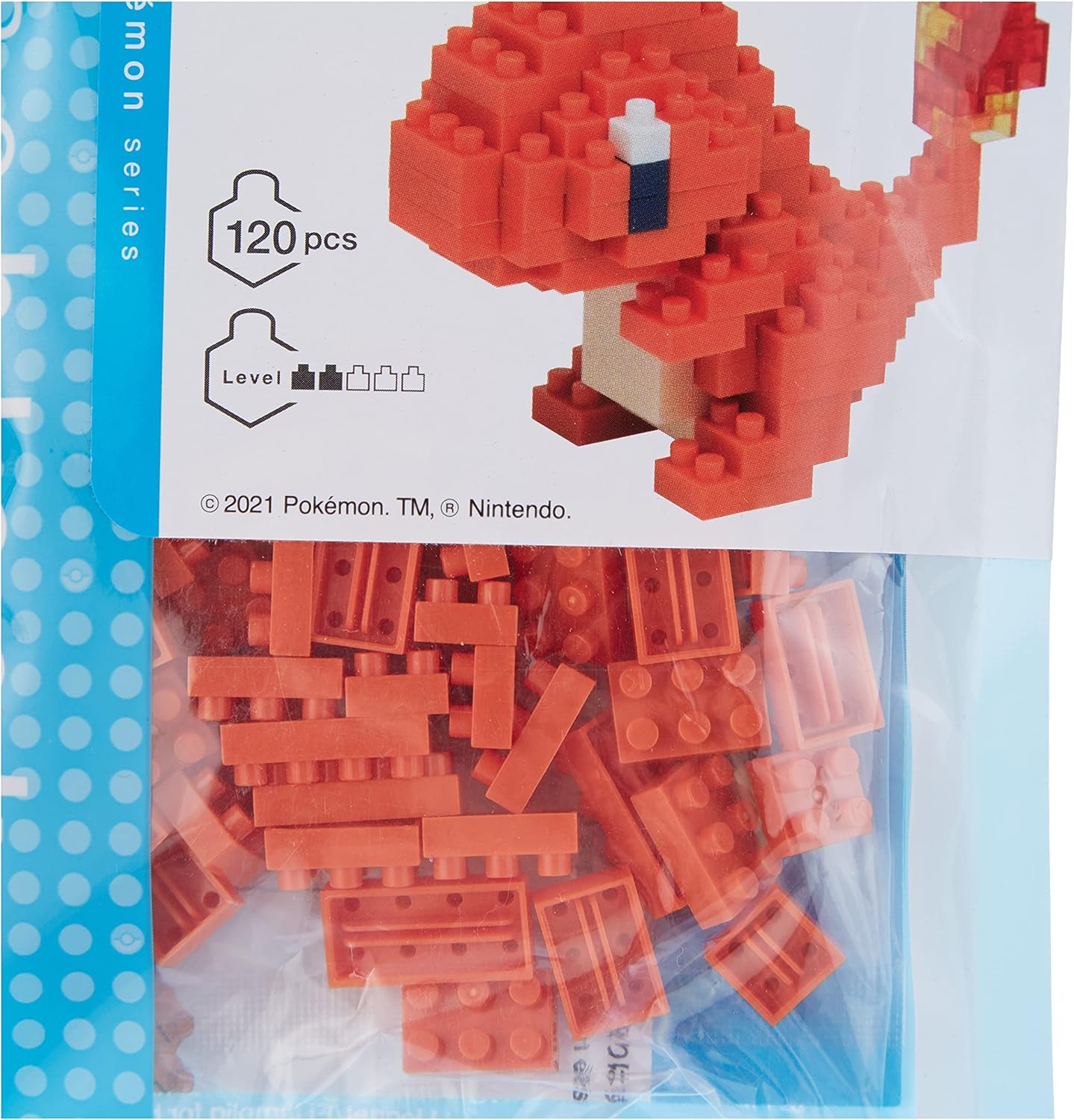 Nanoblock Pokemon - Charmander Building Set for Ages 12+ 3