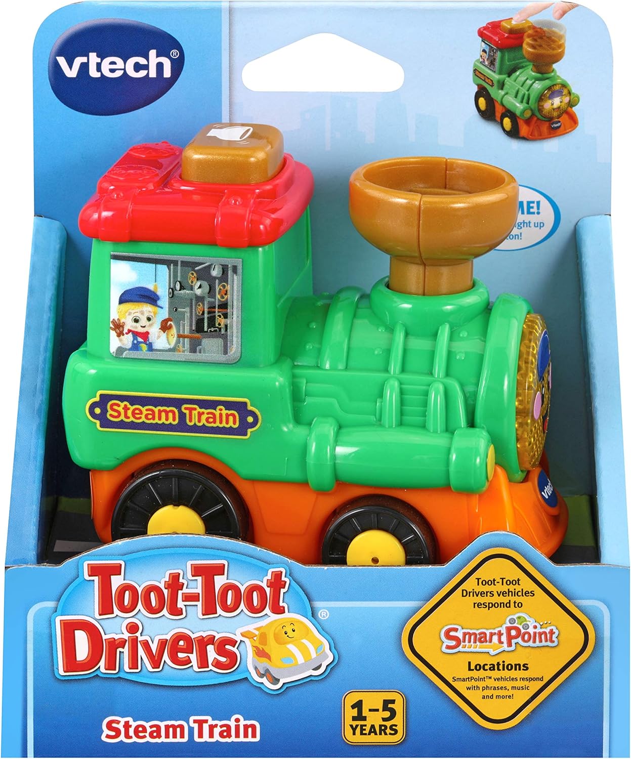 VTech Toot-Toot Drivers Steam Train - Interactive Musical Toy for Toddlers 12 Months+ 3
