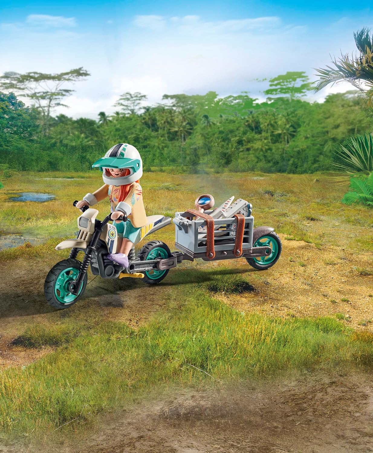 Playmobil 71524 Dinos: T-Rex Trace Path - Exciting Dinosaur Expedition Playset for Kids 4+ 7