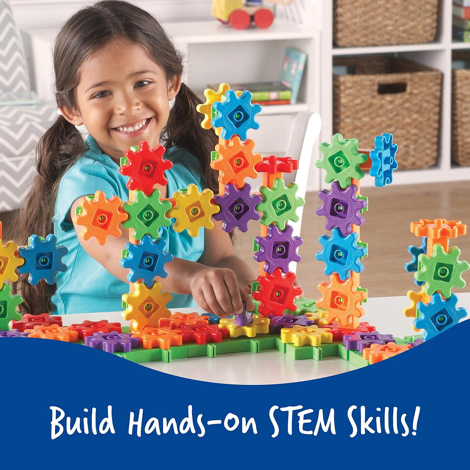 Learning Resources Gears Gears Gears Deluxe Building Set - 119-Piece STEM Toy for Ages 3-7 11