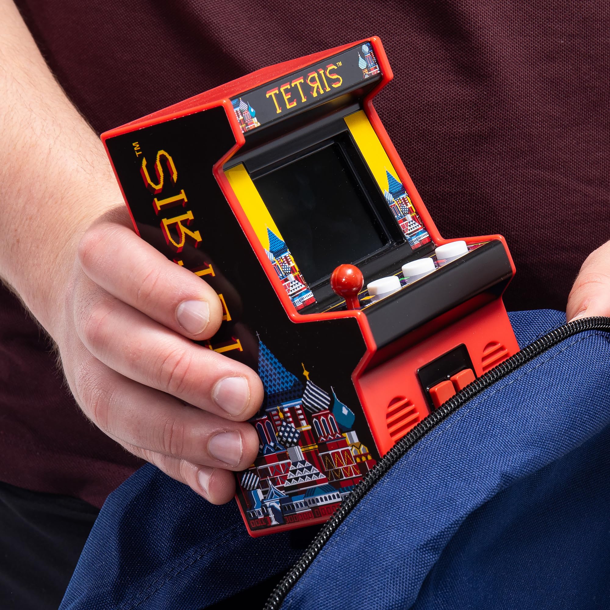 Mini Tetris Arcade Game Machine - Retro Electronic Handheld with Color Screen, Ages 8+ 10