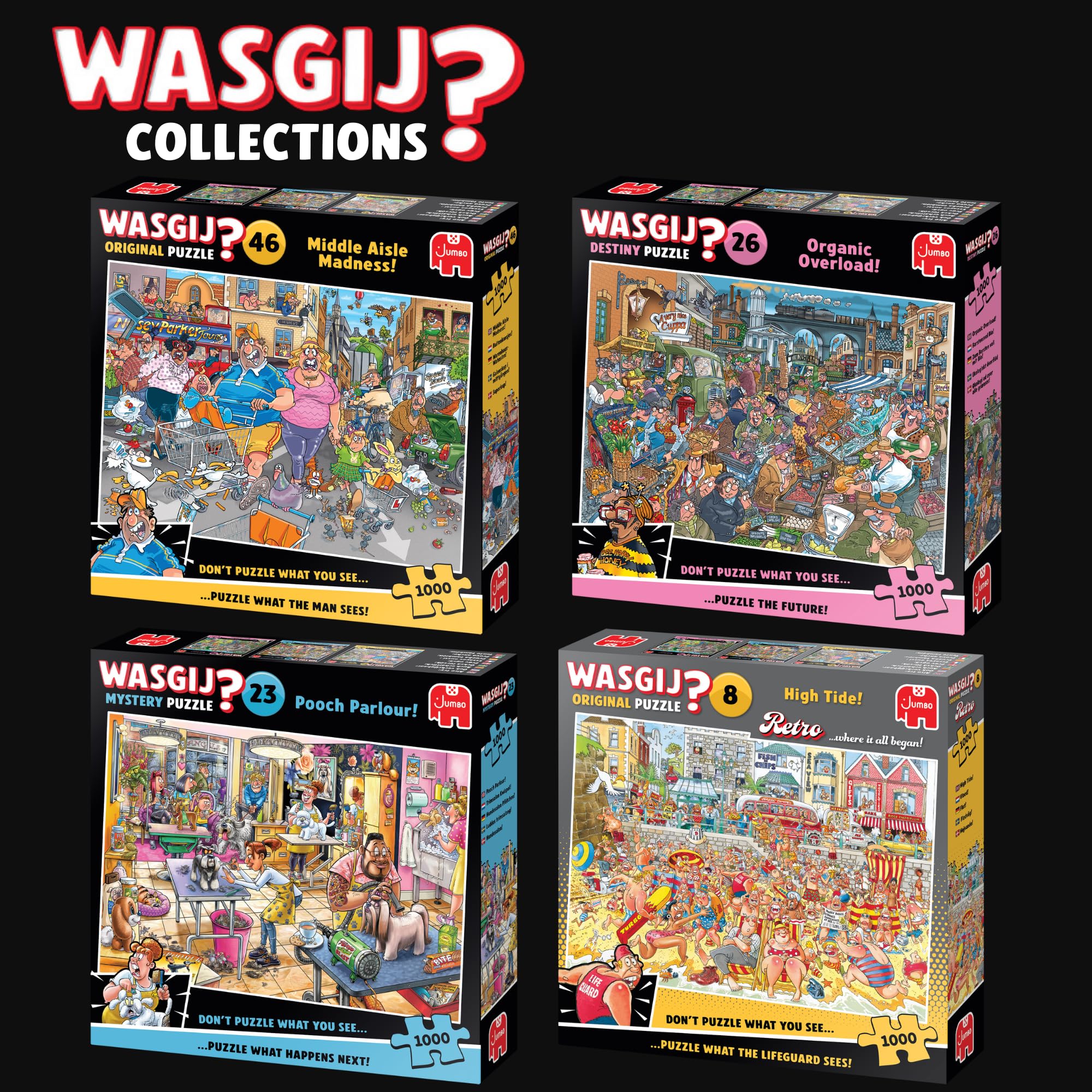 Wasgij Original 46: Middle Aisle Madness - 1000 Piece Puzzle for Adults 4