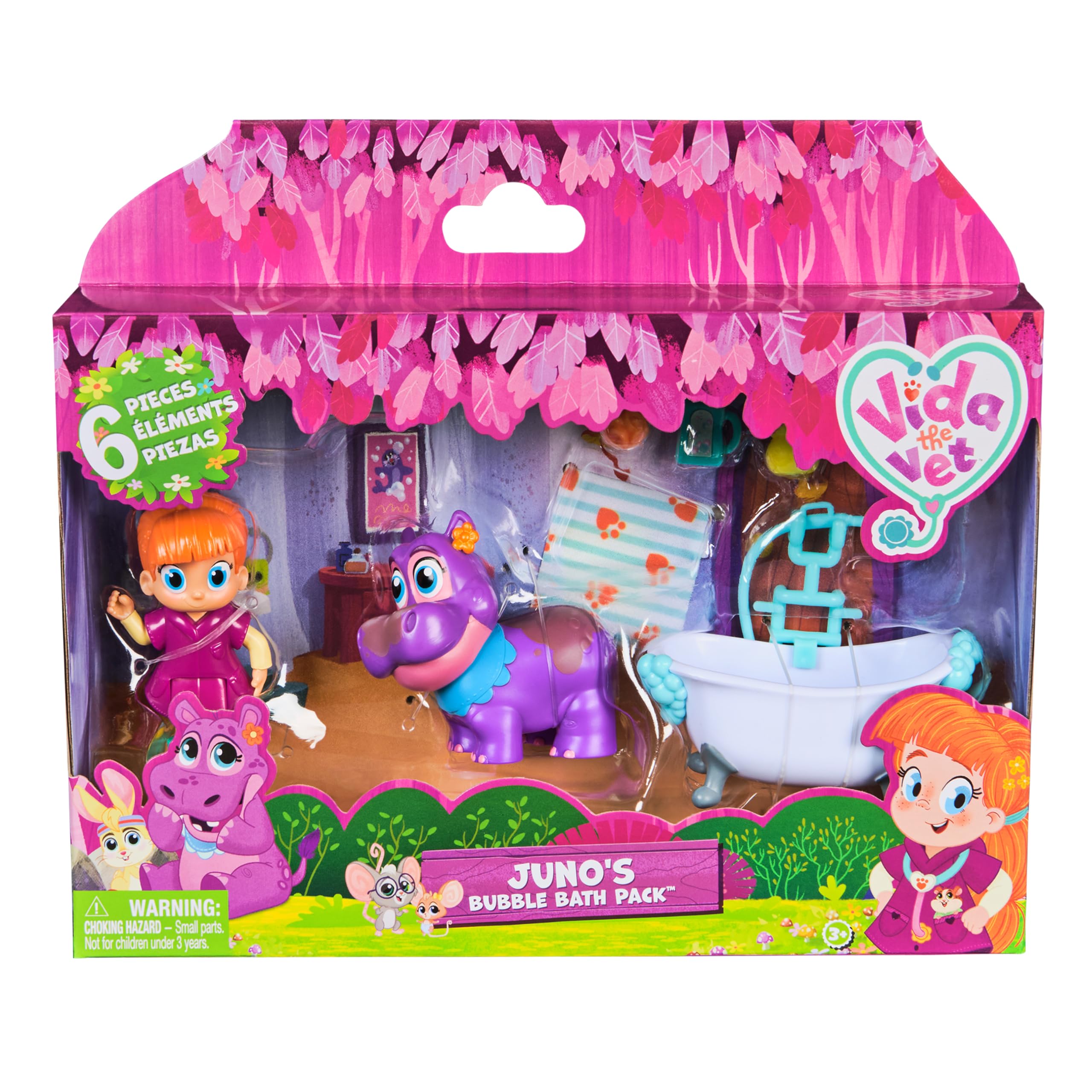 Vida the Vet Juno’s Bubble Bath Pack with Colour Changing Juno Figure 1