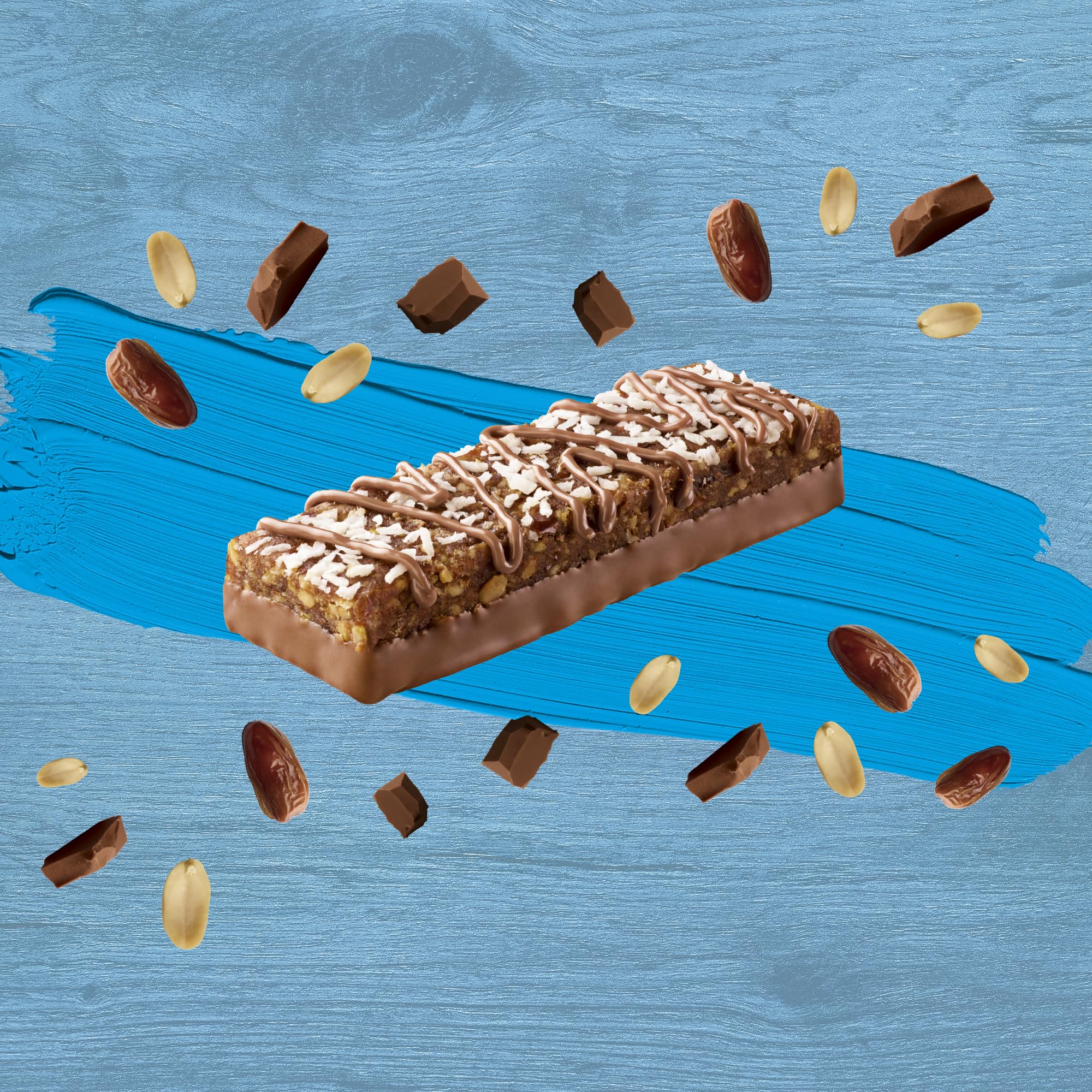 Bounty Triple Treat Fruit & Nut Chocolate Bars, Milk Chocolate Snacks with Dates, Raisins & Peanuts, 18-Pack 7