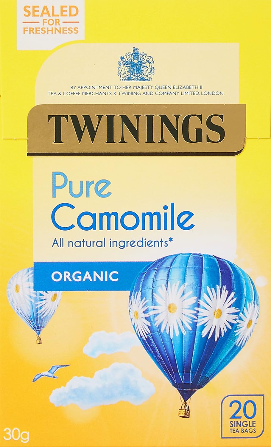 Twinings Organic Camomile x20 Tea Bags, 30g
