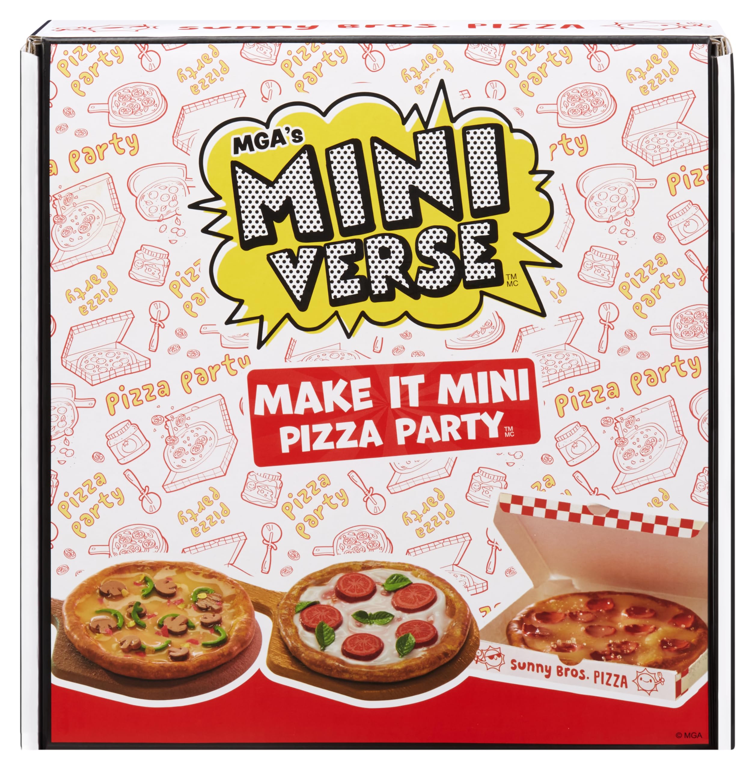 MGA's Miniverse Make It Mini Food - Pizza Party Playset for Ages 8+ 5
