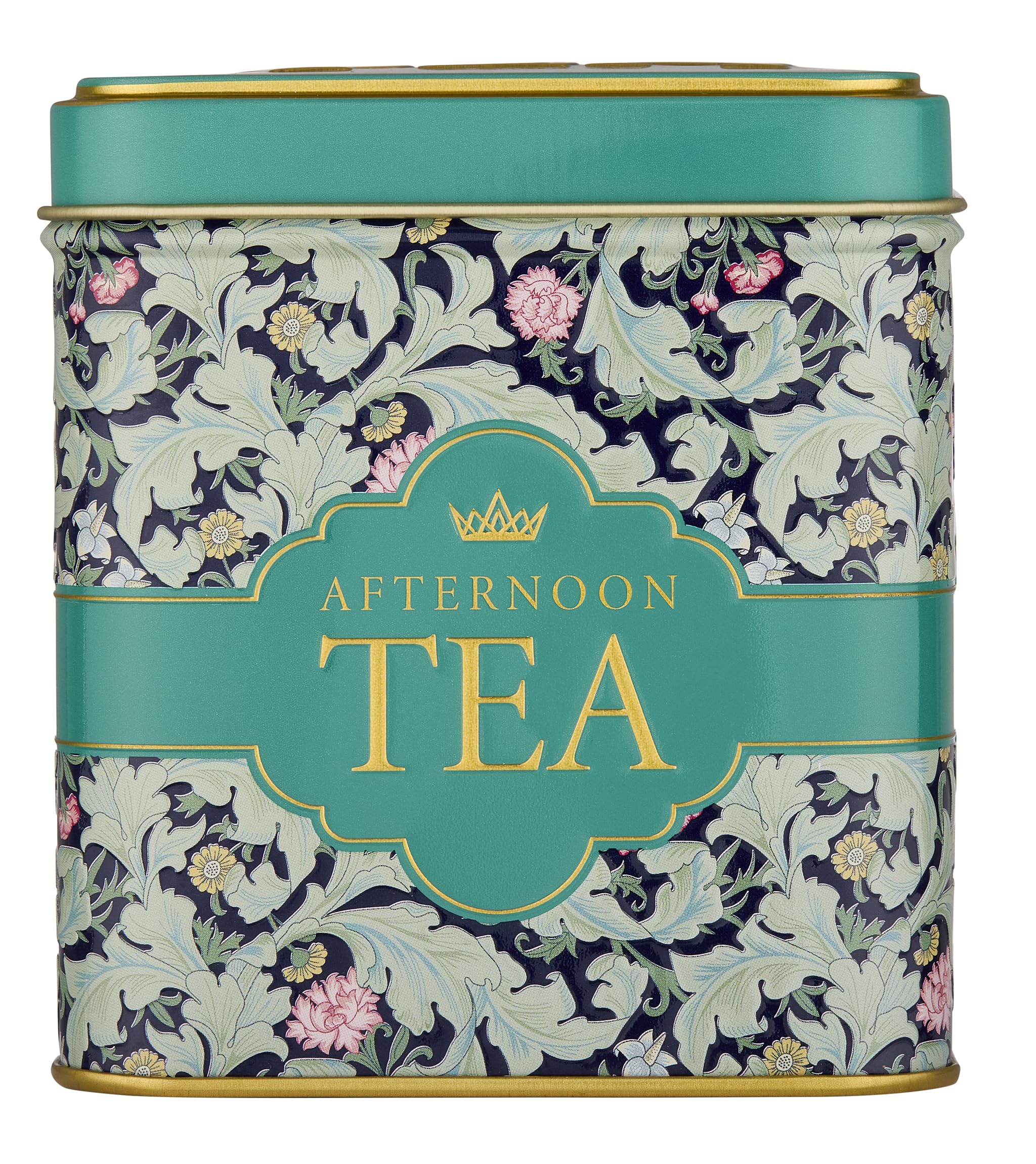 New English Teas Victorian Garden Tea Tin - 32 English Afternoon Teabags | Black Tea | India