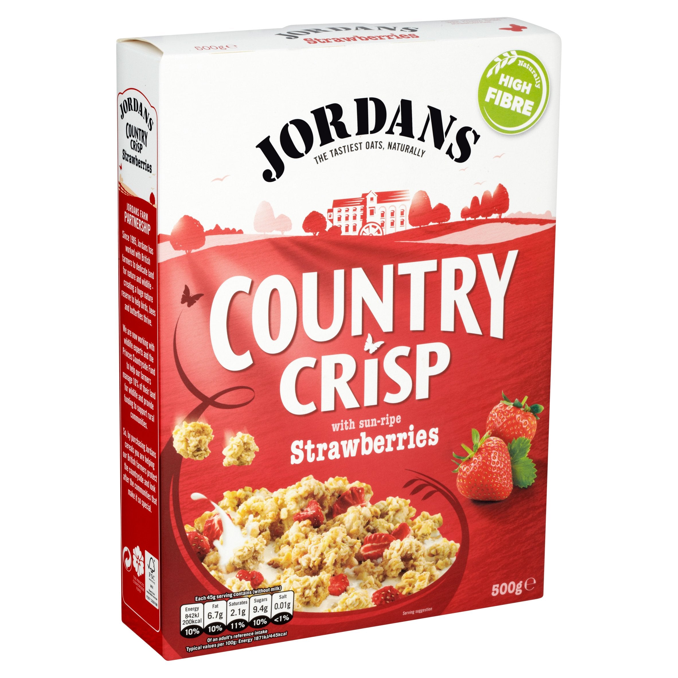 Jordans Country Crisp with Sun-Ripe Strawberries, 500g 3