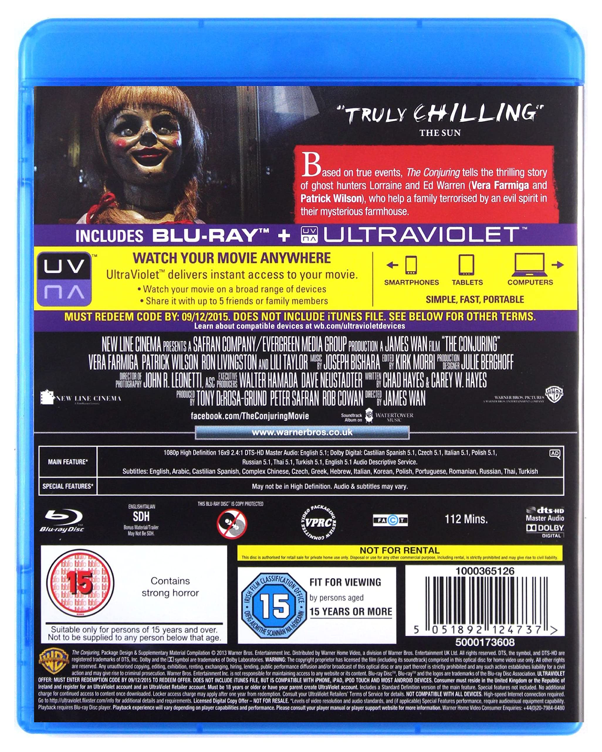 The Conjuring (2013) – Blu-ray [Region Free] 4