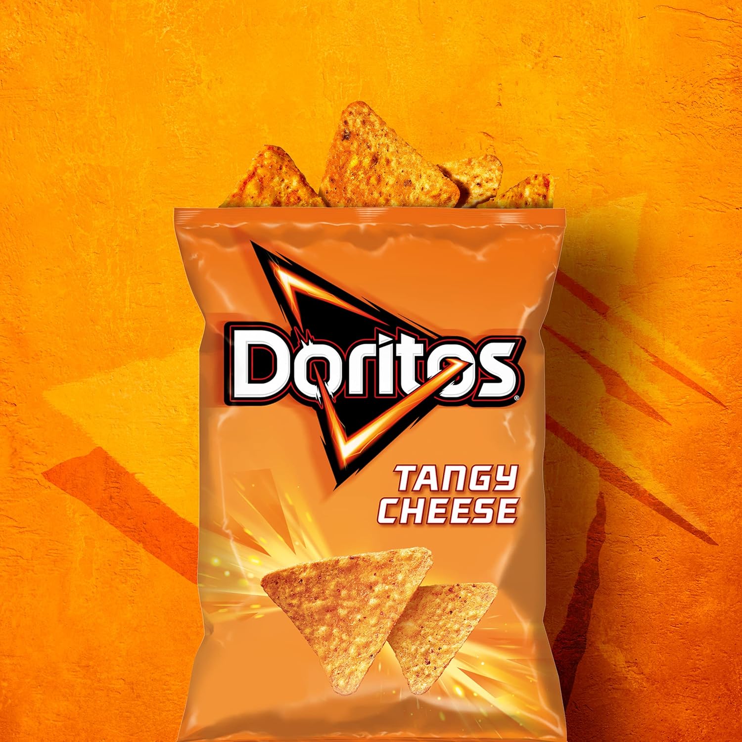 Doritos Tangy Cheese Tortilla Chips, 40g (Case of 32) - Bold Flavour, Vegetarian Crisps 9