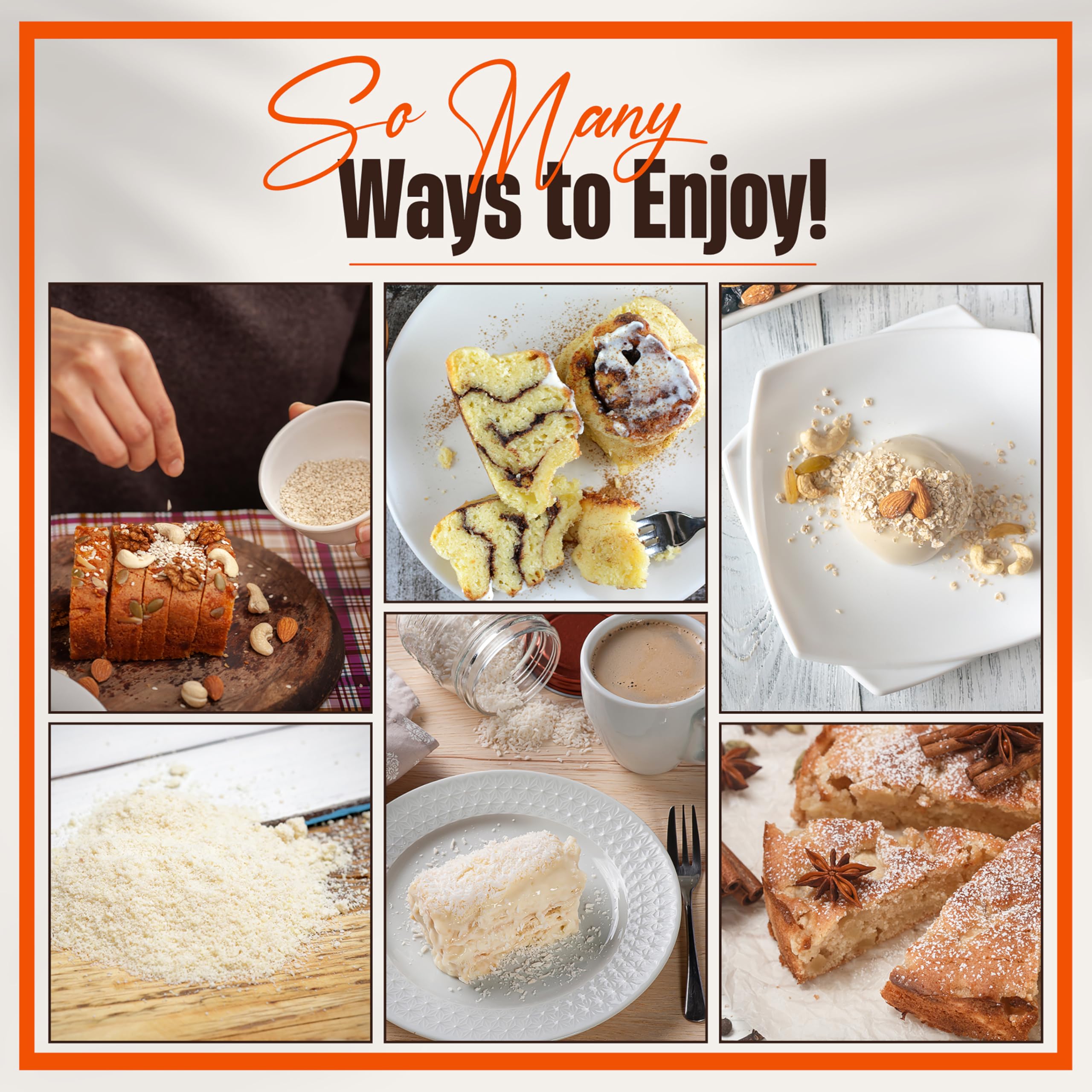 Chandra Whole Foods - Gemahlenes Mandelmehl 1 kg 7