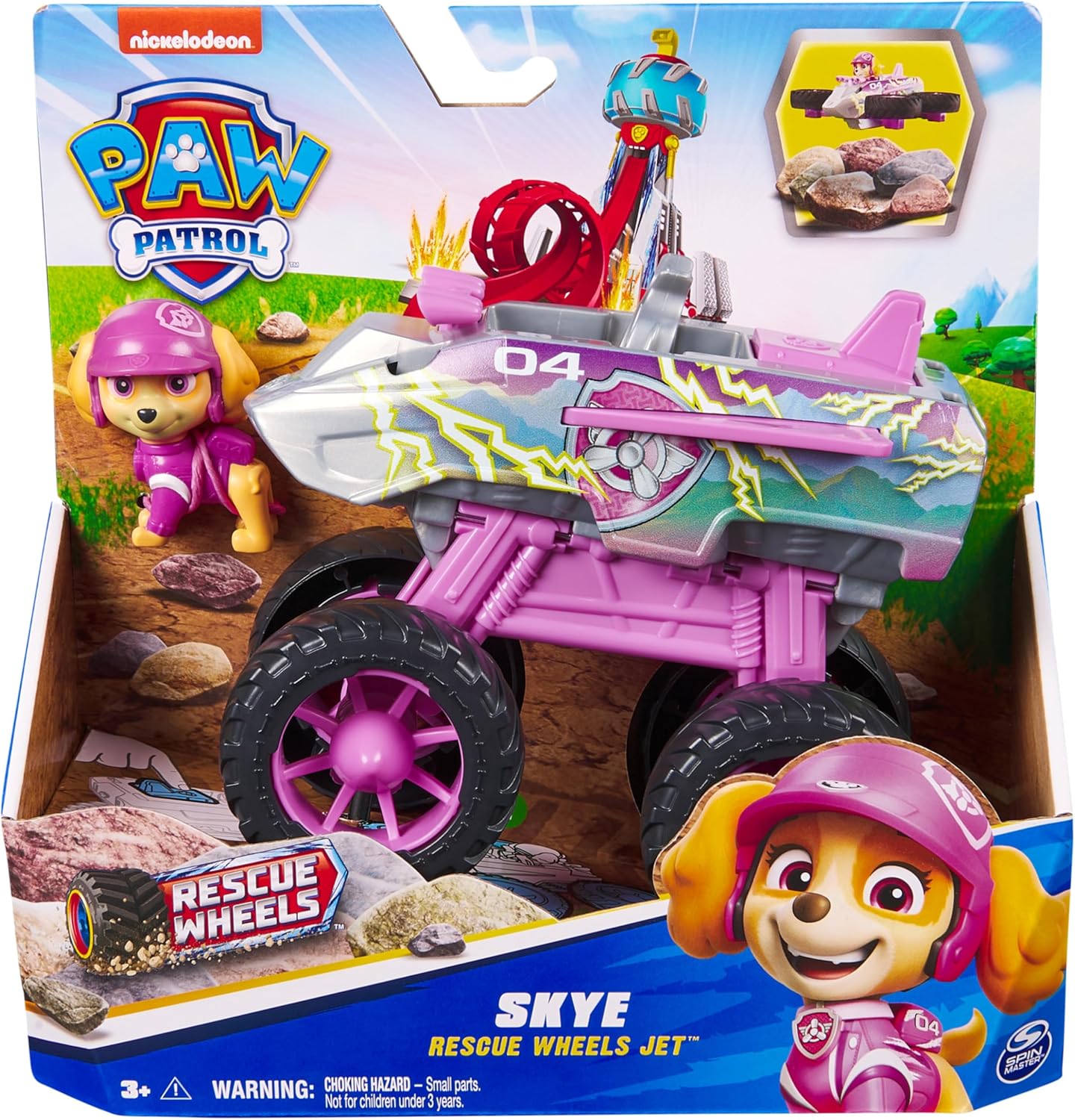 Paw Patrol: Rescue Wheels Skye’s Jet - Transforming Toy Truck with Action Figure 6