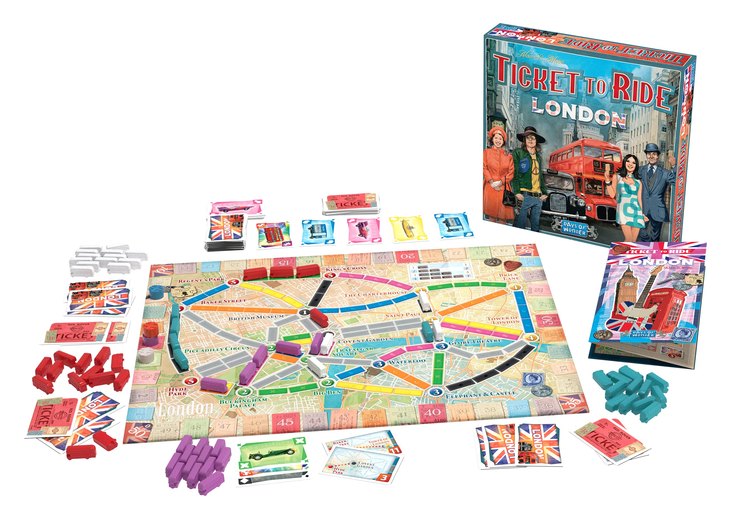 Days of Wonder Ticket to Ride London Board Game | Ages 8+ | 2-4 Players | 10-15 Minute Playtime 7