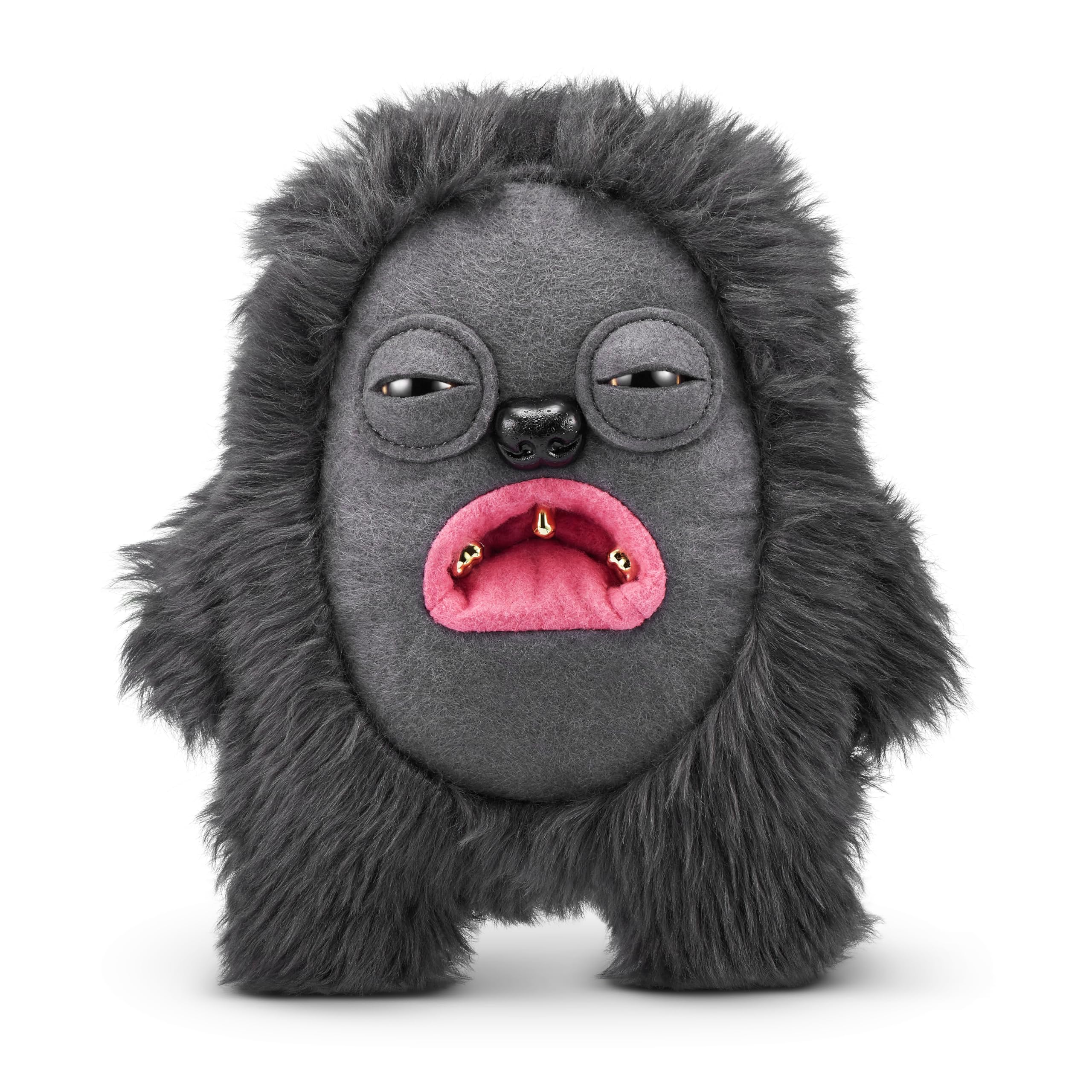 Fuggler Gold Fuggs by ZURU - Funny Ugly Monster Plush Collectible Toy, 9" Hedge Grog Edition