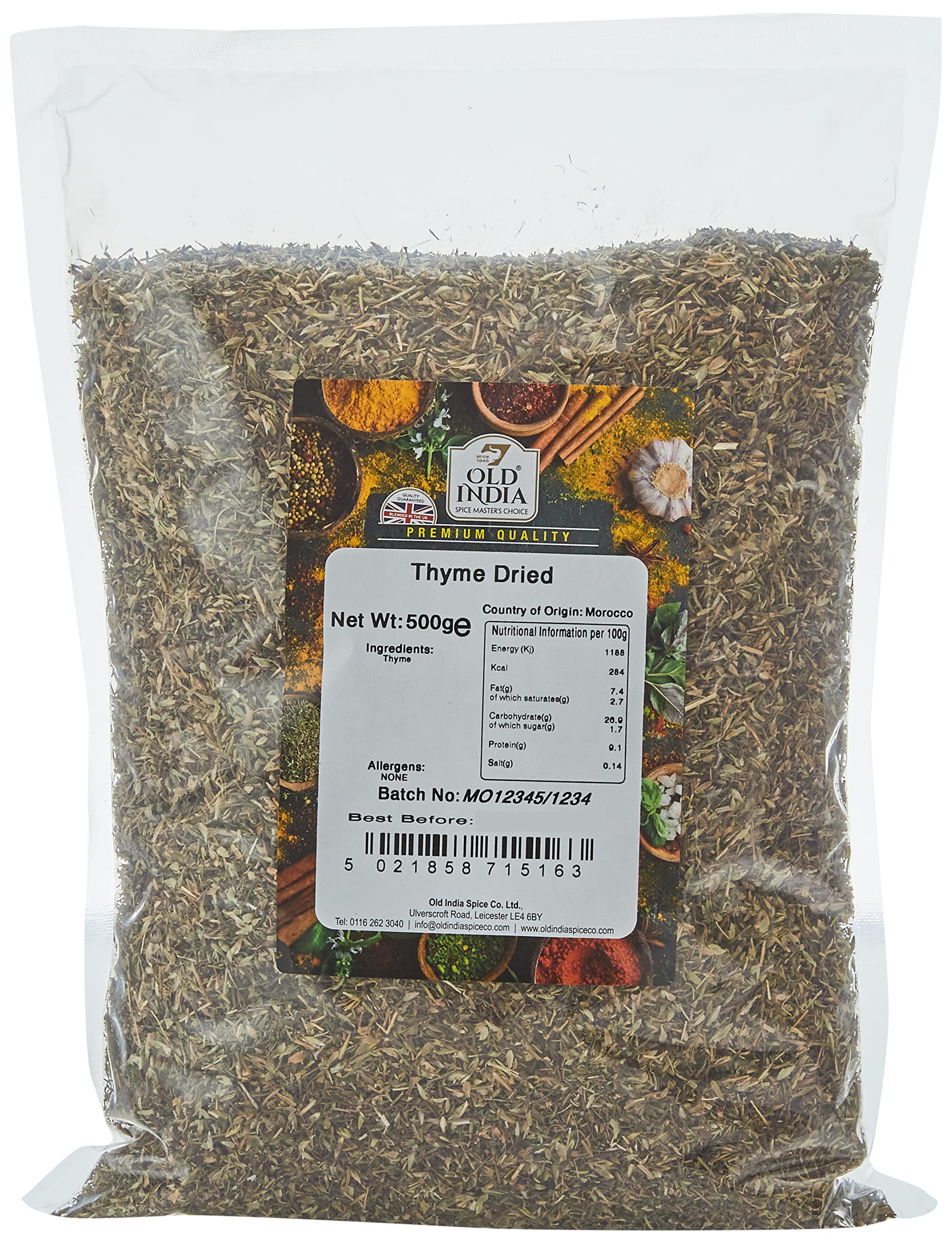 Old India Thymian 500 g Ganzes Kraut