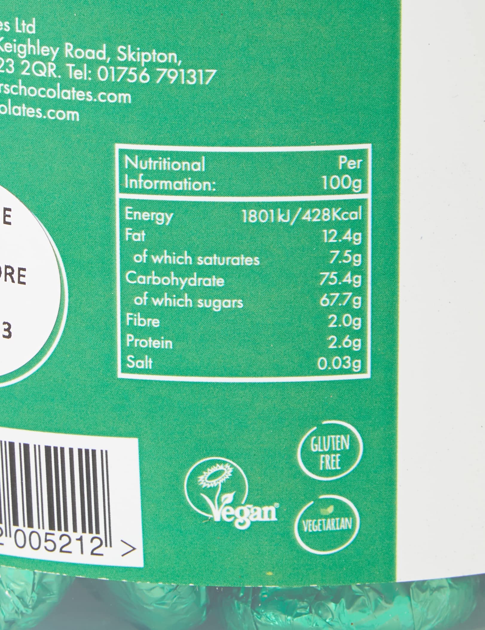 Whitakers Crème Mint Creams 1 Kg - Dark Chocolate Covered Mint Creams 4