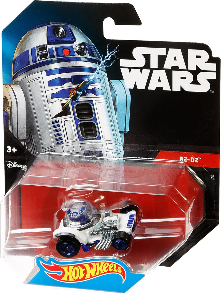 Hot Wheels Star Wars The Force Awakens 1:64 Scale R2-D2 Character Car - Die-Cast Collectible