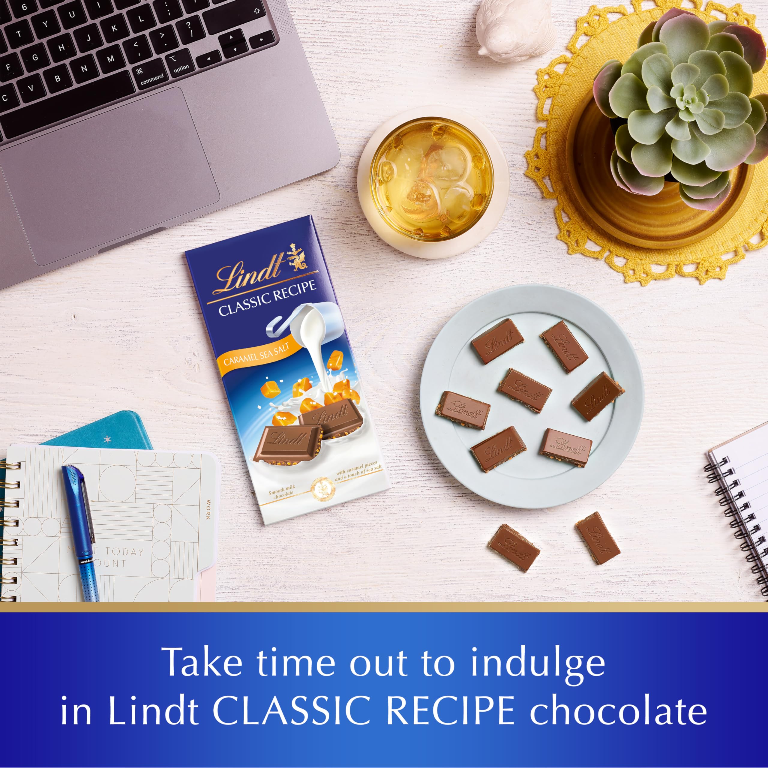 Lindt Classic Recipe Milchschokolade Karamell Meersalz 100g 5