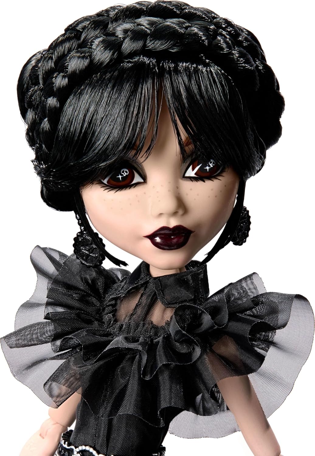 Monster High Wednesday Doll - Rave'N Wednesday Collectible Gothic Gown 6+ 6