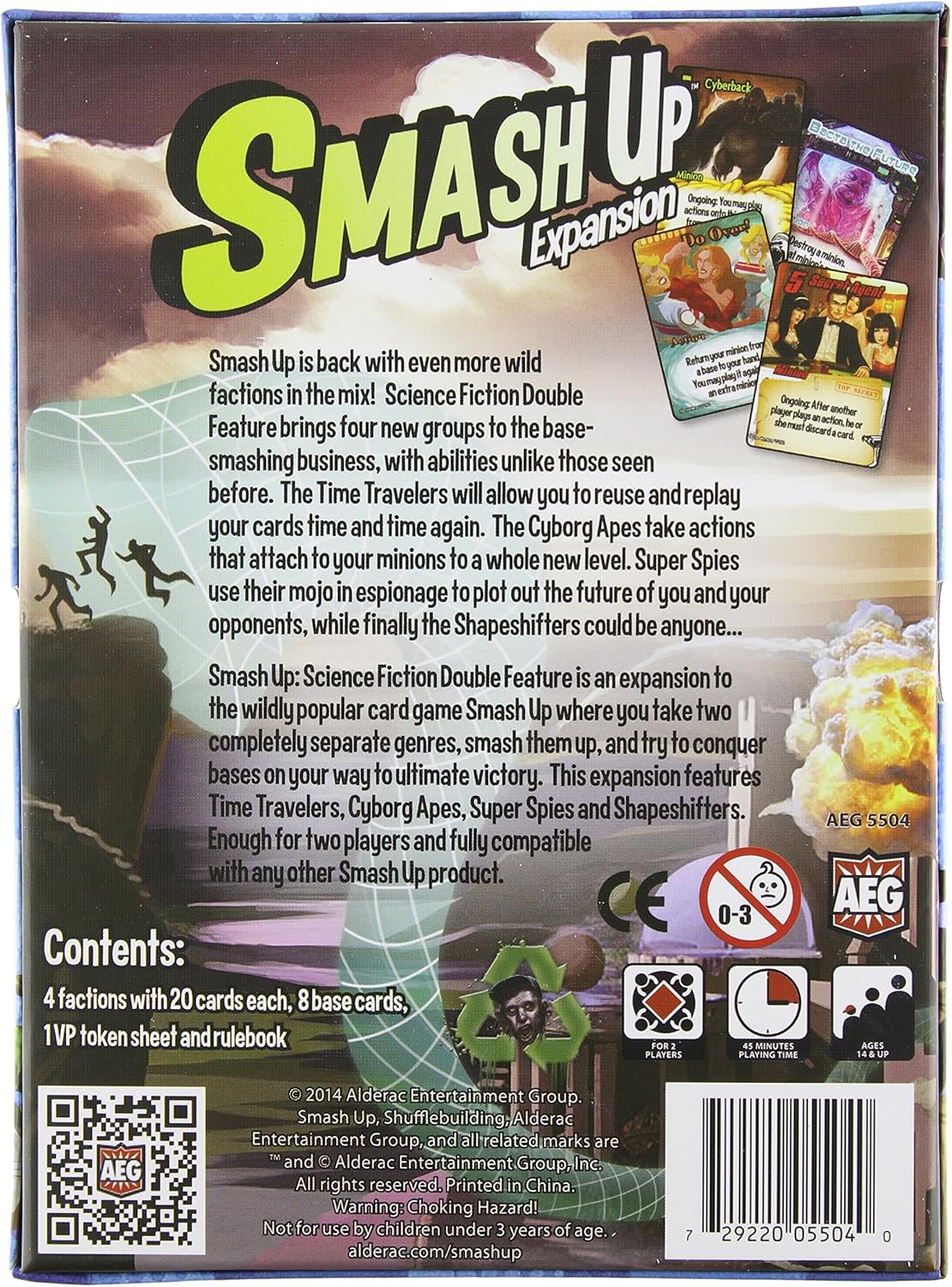 Alderac Entertainment Group Smash Up: Science Fiction Double Feature Expansion 3