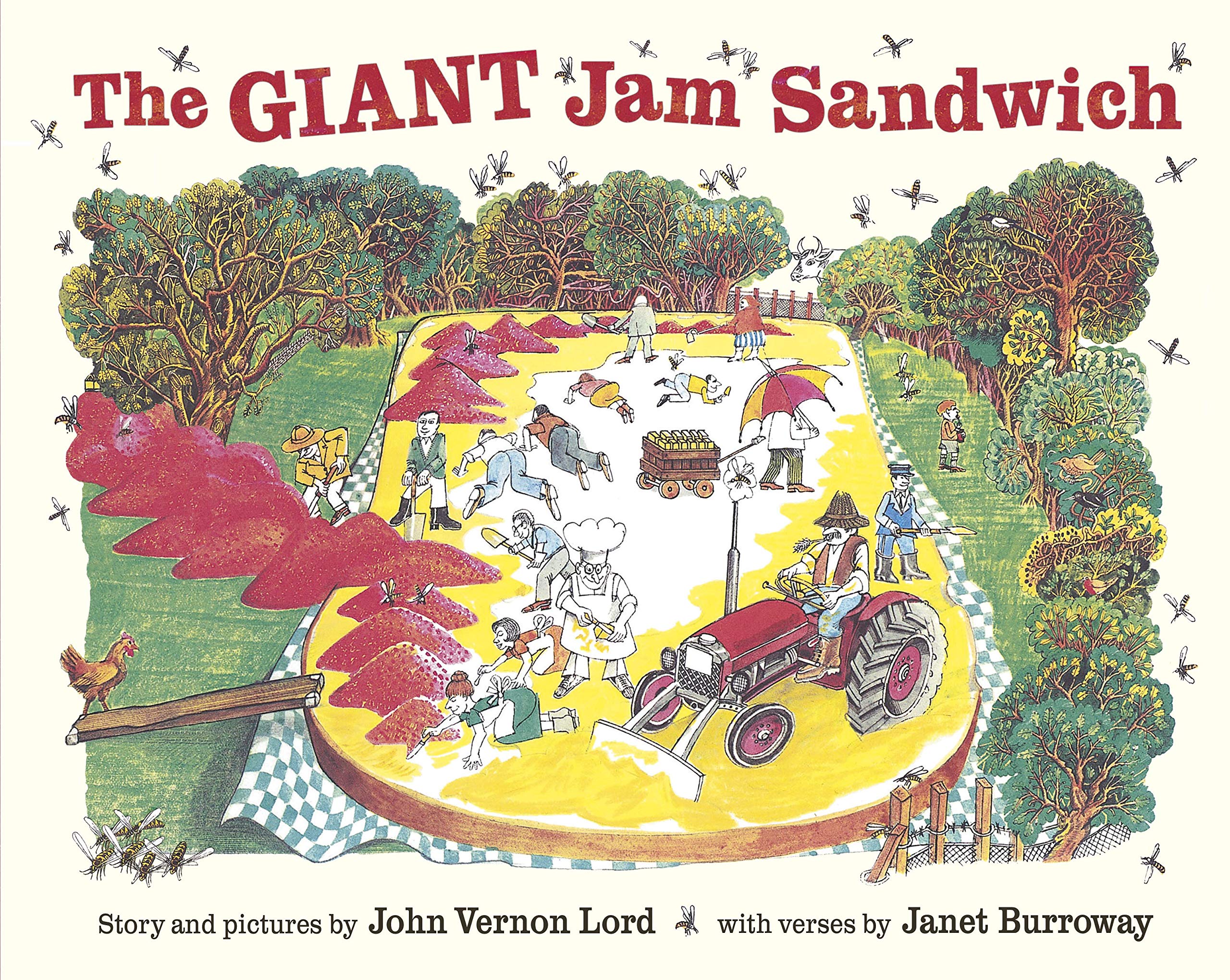 Red Fox Picture Books The Giant Jam Sandwich - Children's Cookery Book | Paperback | 32 Pages