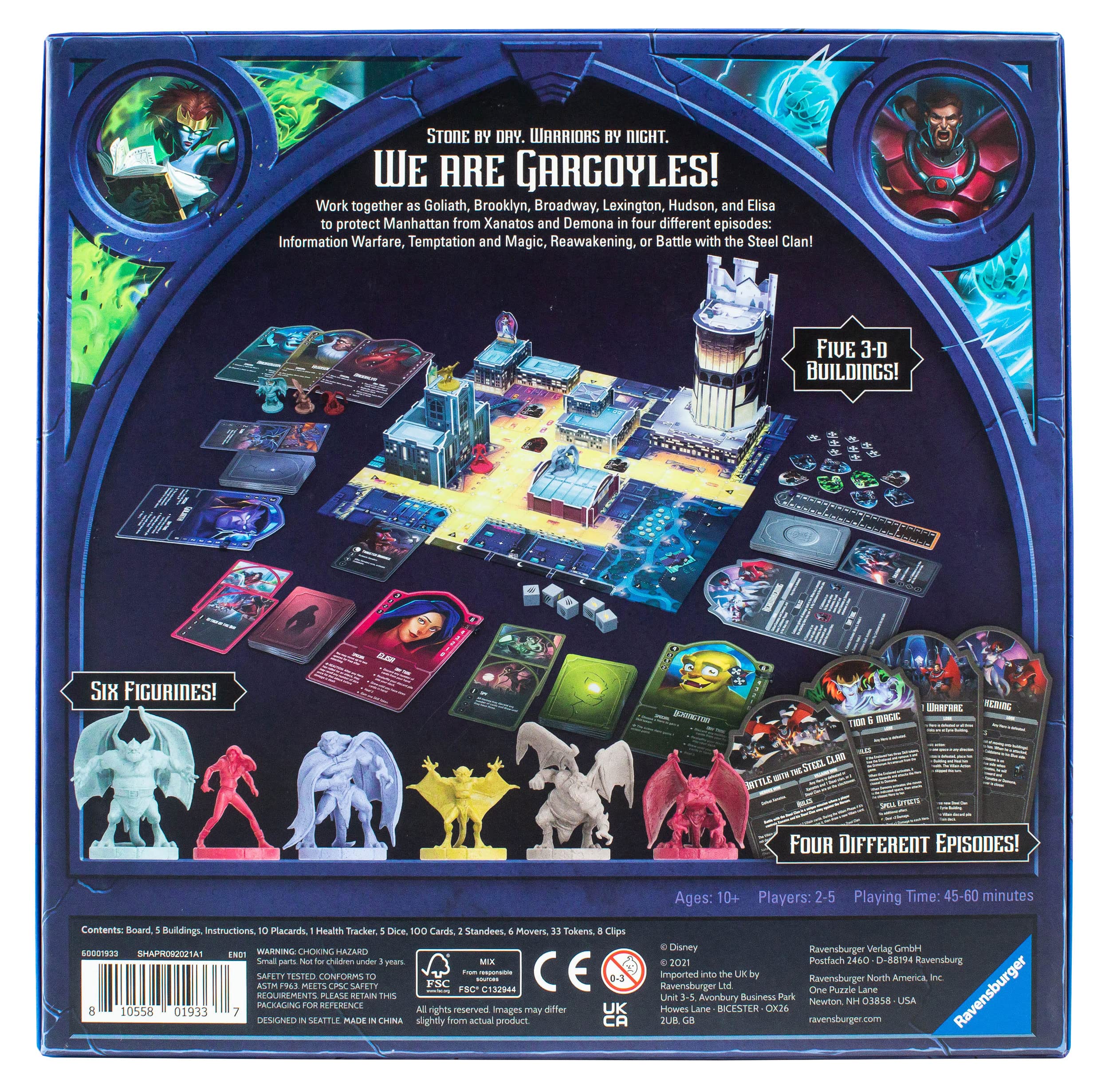 Ravensburger Disney Gargoyles Immersive Family Strategy Board Game 9