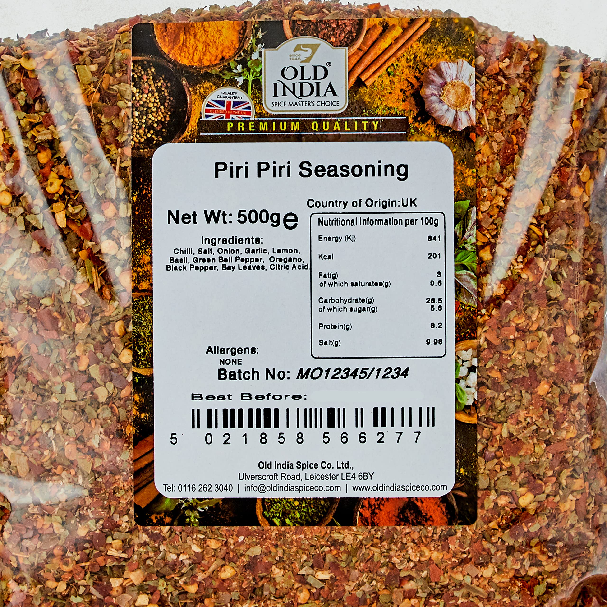 Old India Piri Piri Seasoning 500 g – Natürliche Gewürzmischung für Currys, Marinaden &amp; Eintöpfe 3