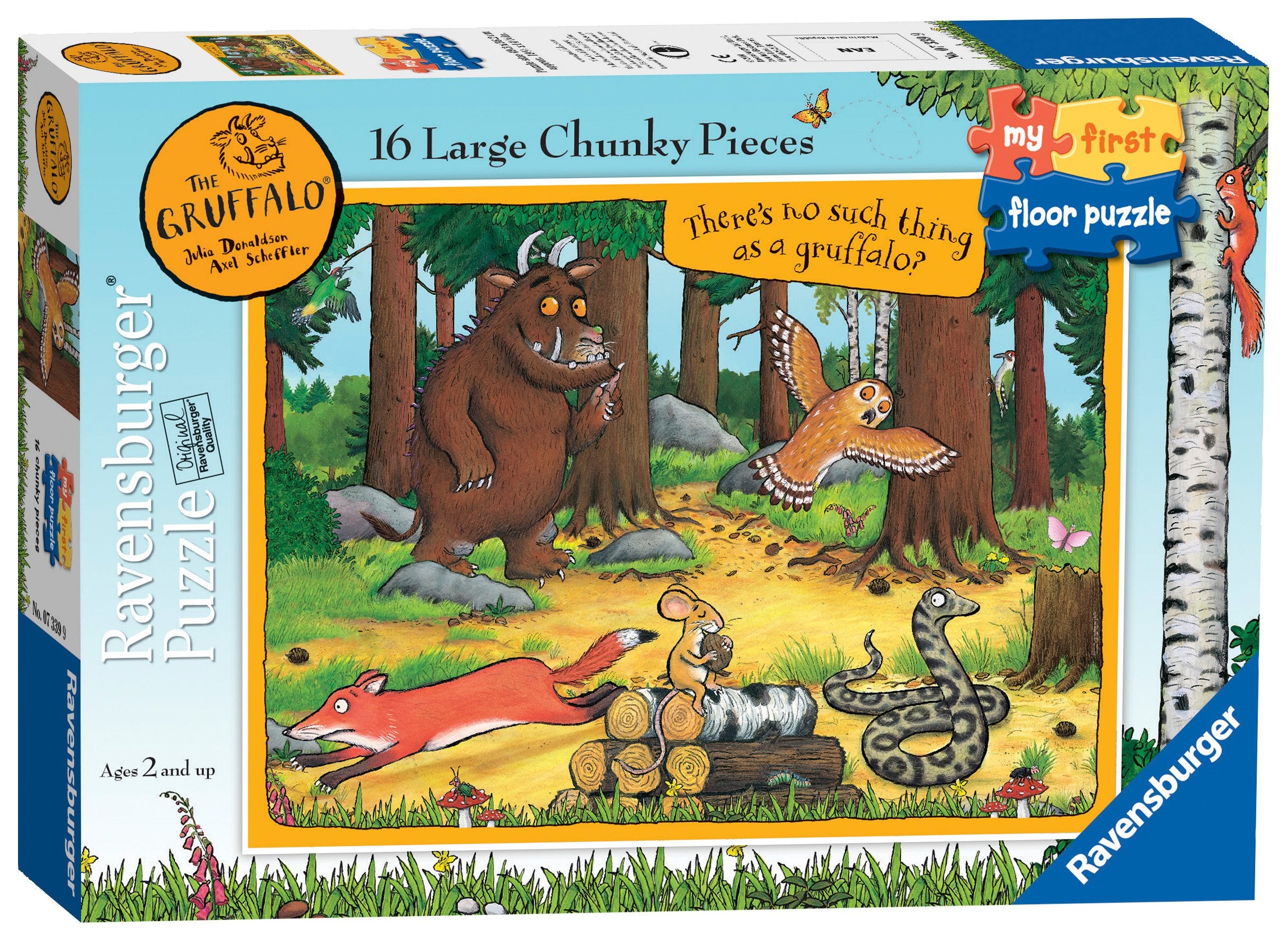 Ravensburger The Gruffalo - My First Floor Puzzle - 16 Piece Jigsaw Puzzles for Kids Age 24 Months+