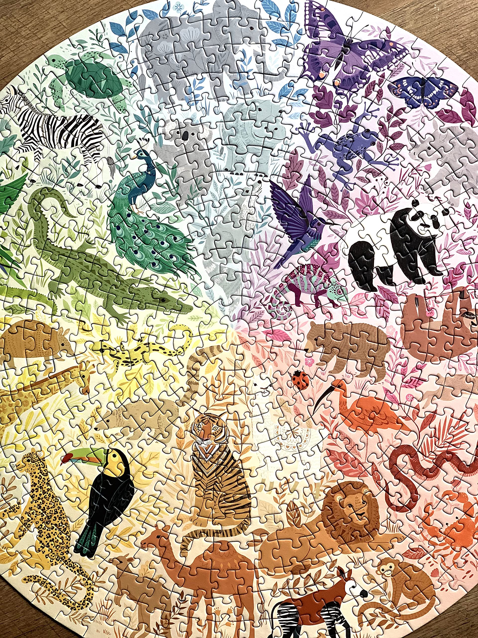 Ravensburger Circle of Colours - Animals 500 Piece Jigsaw Puzzle 11