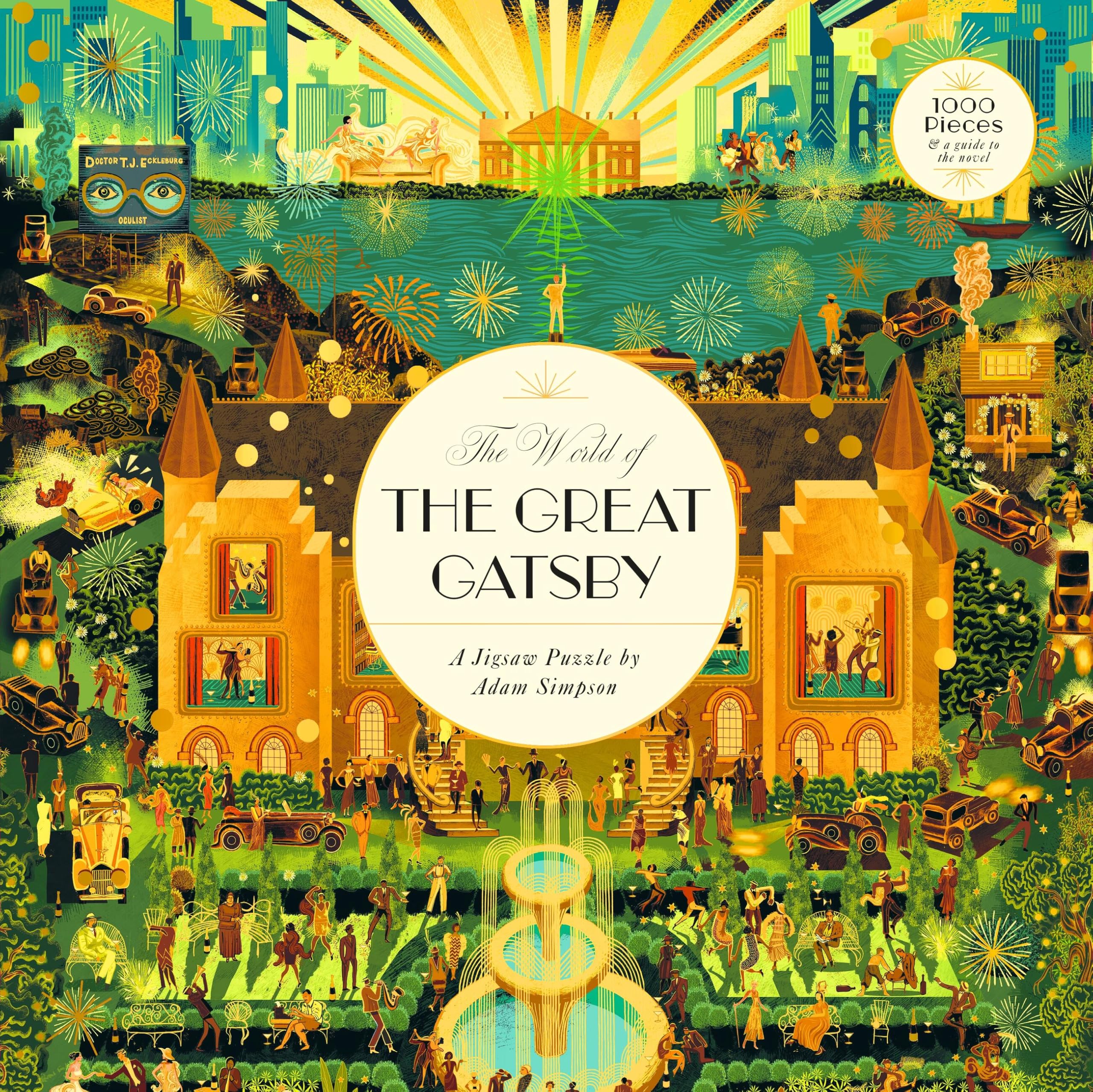 Laurence King The World of the Great Gatsby Puzzle - 1000 Pieces | 68x48.5 cm | Cardstock 1