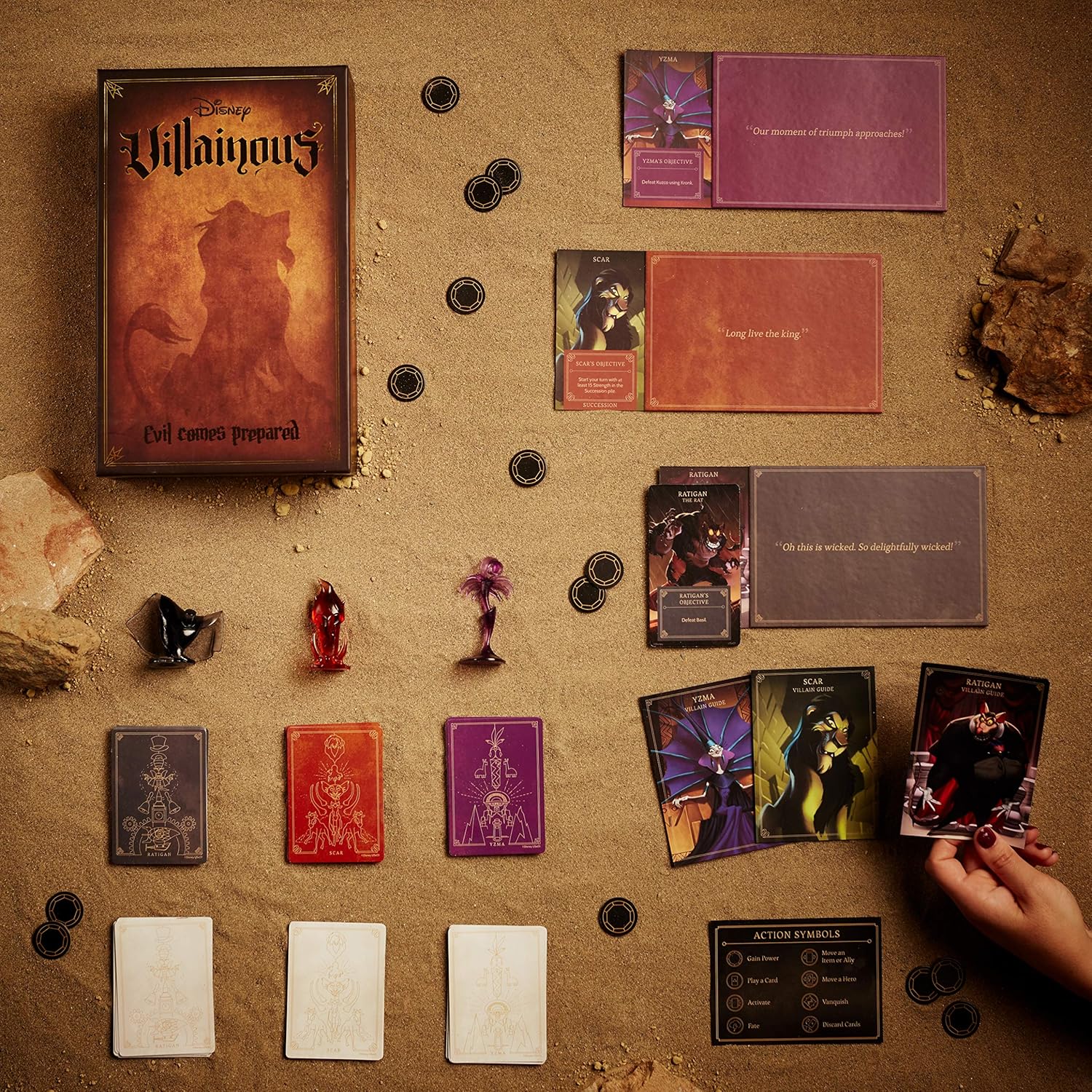 Ravensburger Disney Villainous Evil Comes Prepared Strategy Board Game 11