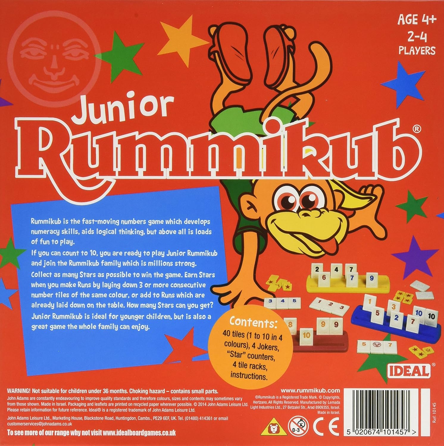 John Adams Rummikub Junior Board Game 4