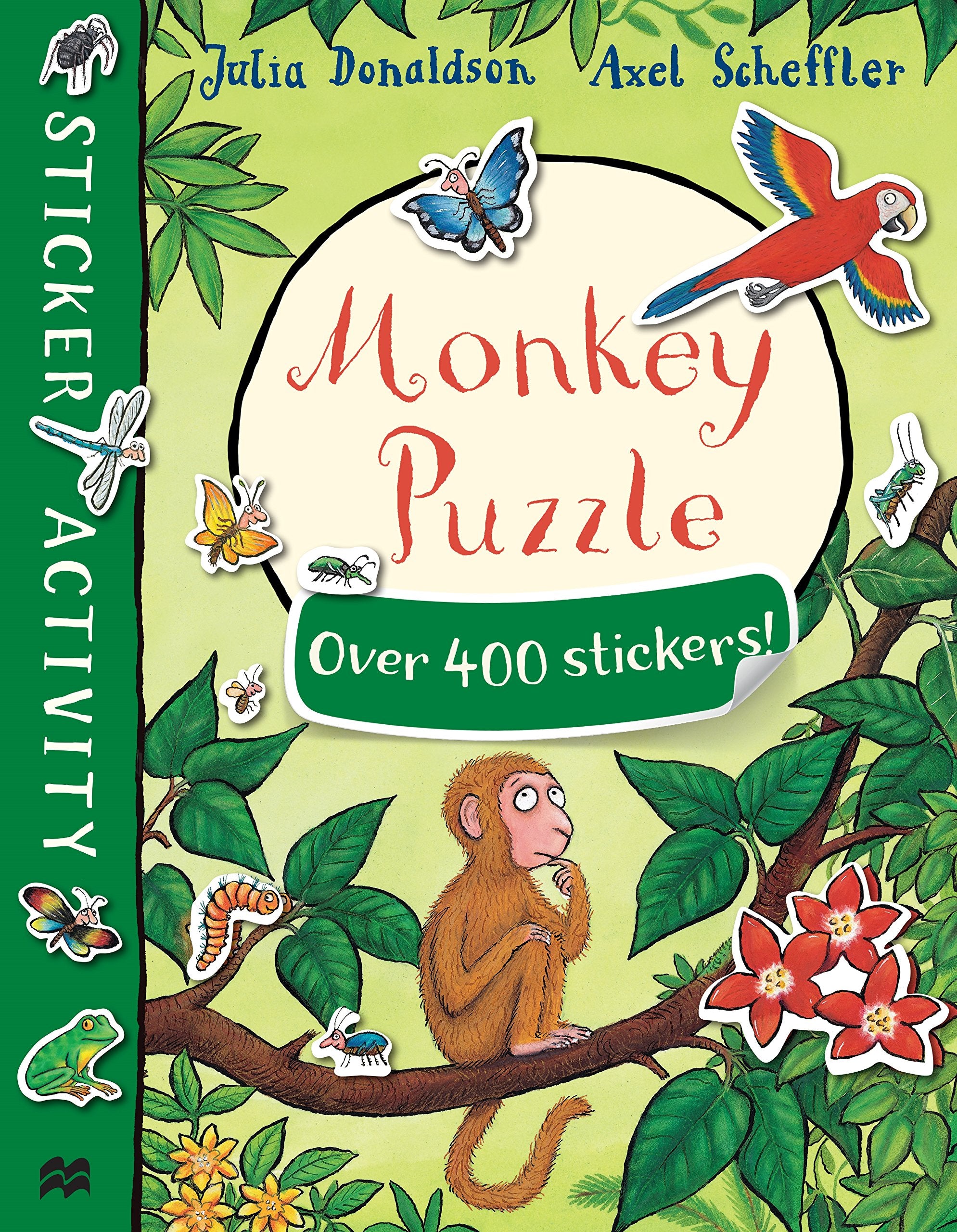 MACMILLAN Monkey Puzzle Sticker Book - Ages 2-4 | 30 Pages | Paperback