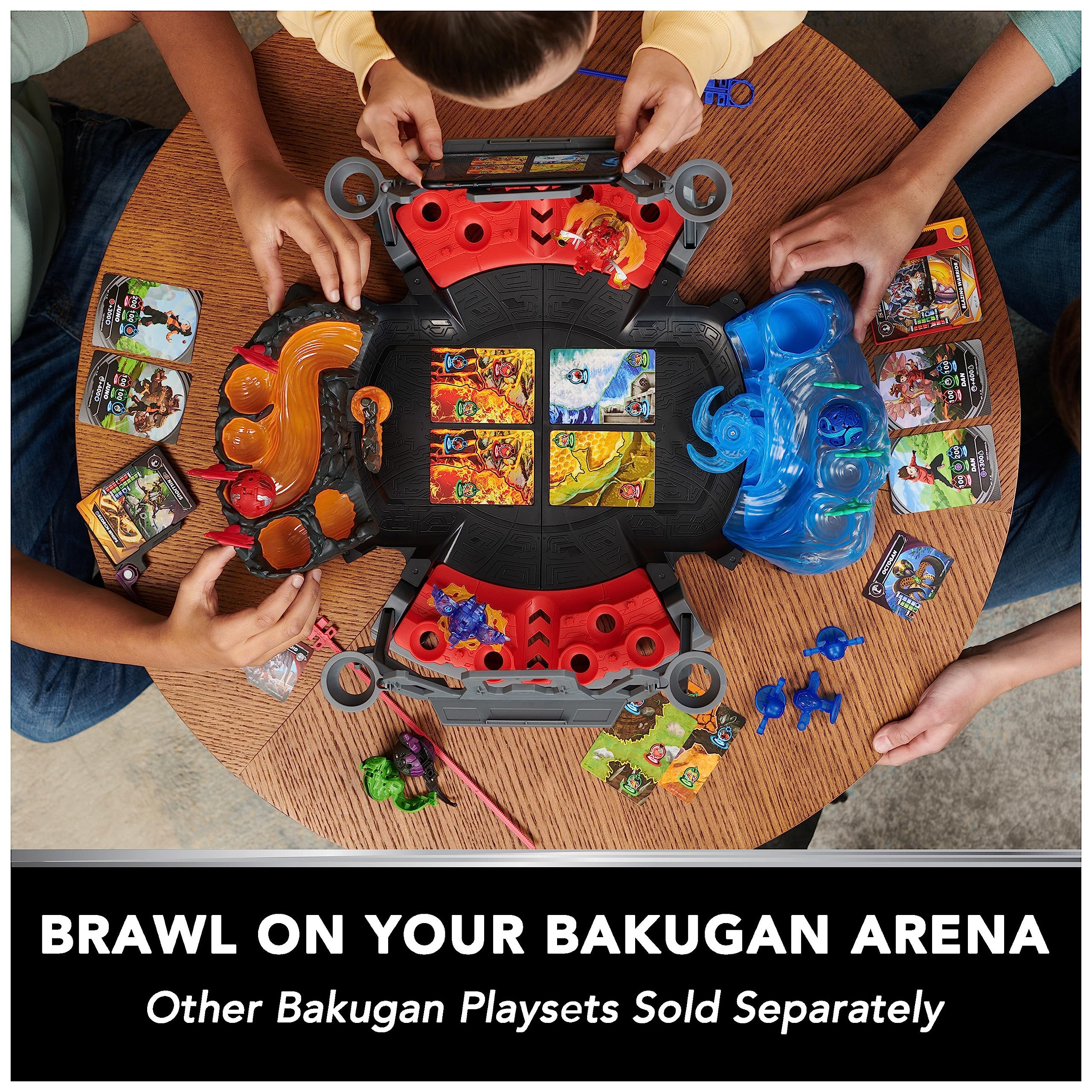 BAKUGAN Battle 5-Pack - Spinning Attack with Core Bakugan, Cards & XL Rip Cord 15