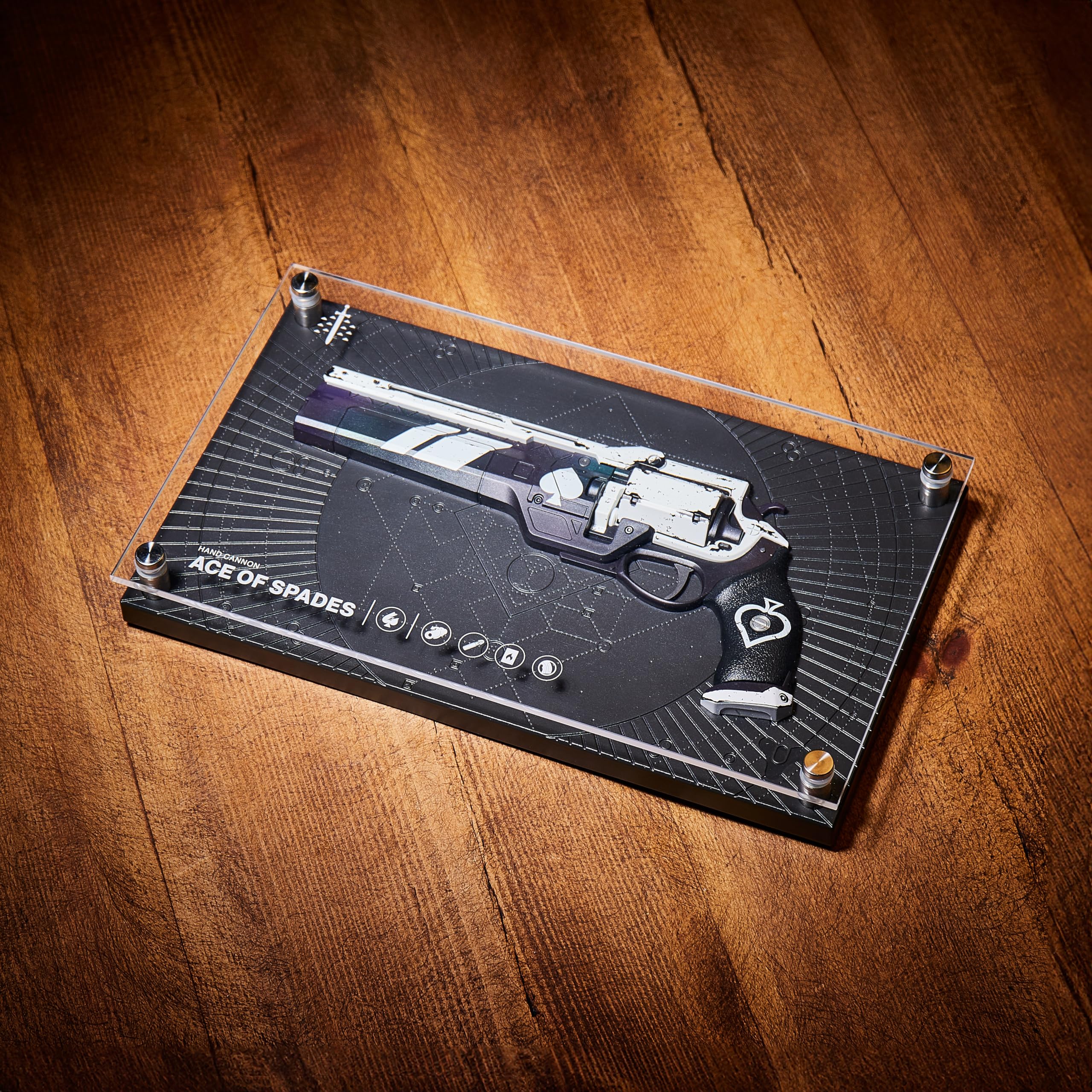 Destiny - Numskull Ace of Spades Exotic Weapon Figure 12x6 in Premium Collectible Statue - Official Bungie Licensed Replica 6