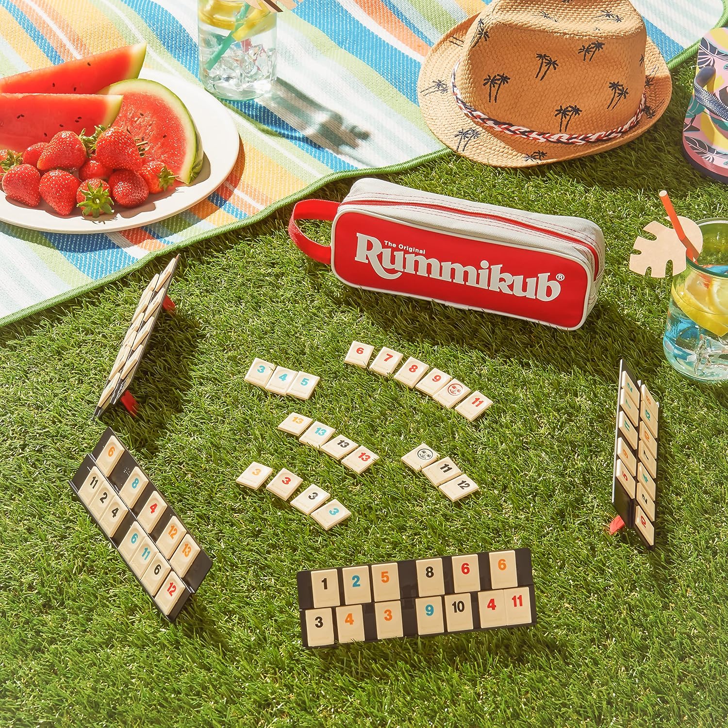 IDEAL Rummikub Mini Pouch Travel Game 4