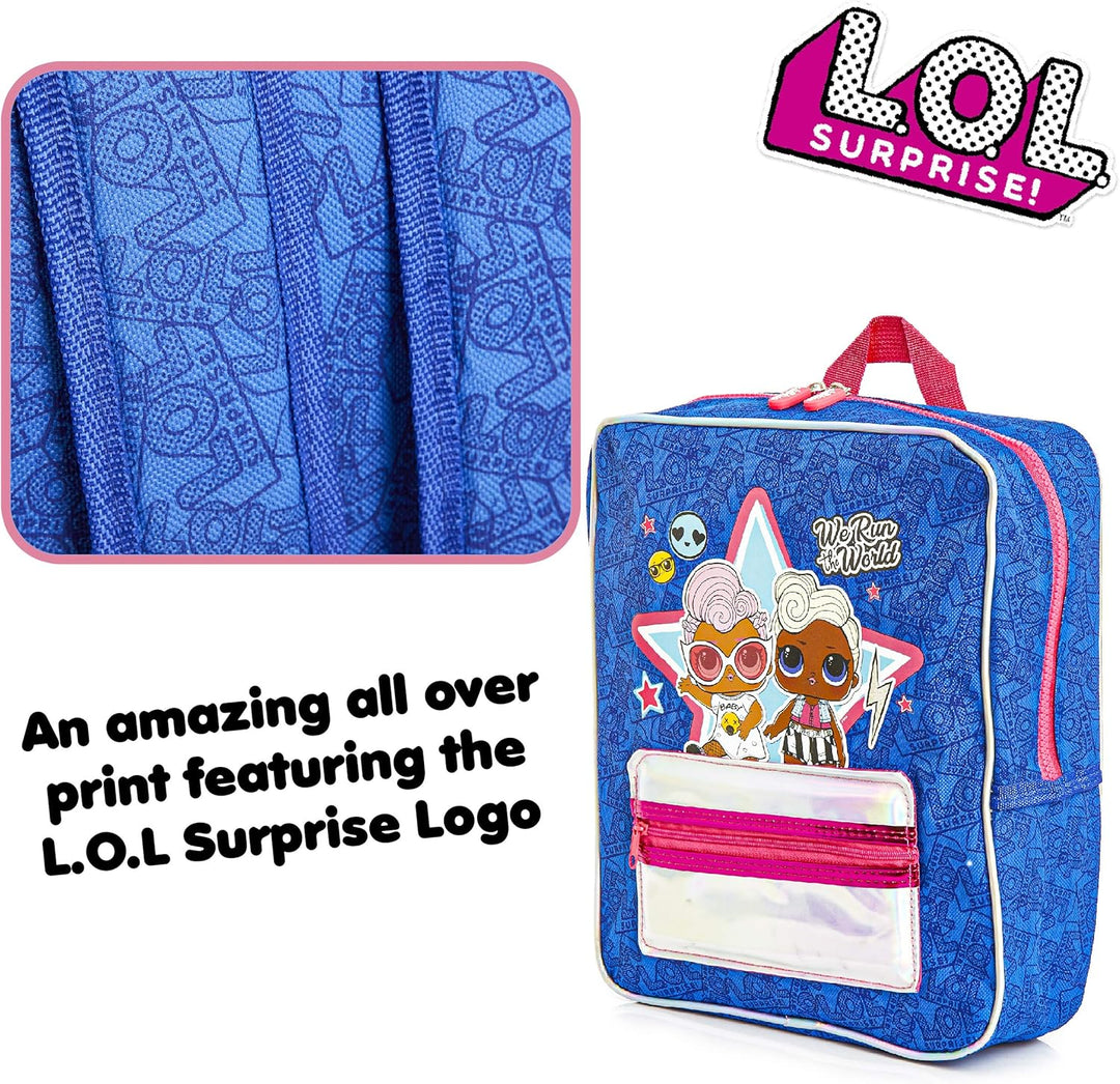 LOL SURPRISE Unisex Pocket Backpack, Leisure and Sportwear, Multicolor (NI-420-050)