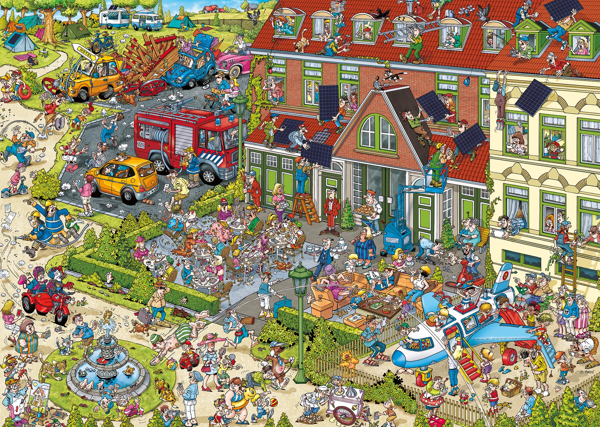 Ravensburger Ray's Comic Series - The Hotel Jigsaw Puzzle | 1000 Pieces | 70 x 50cm 1