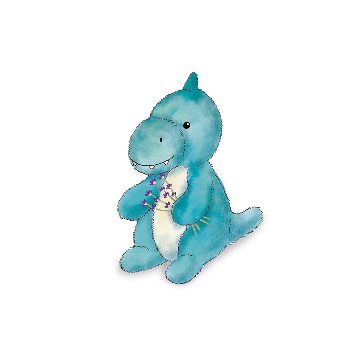 Warmies 13" Baby Dinosaur Blue