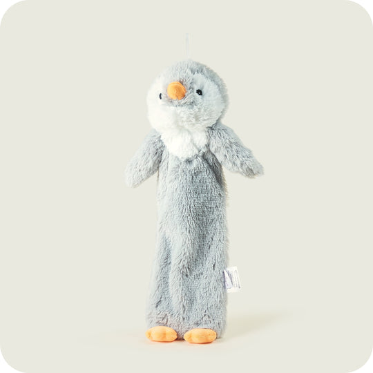 Warmies 3D Short Hot Water Bottle Grey Penguin