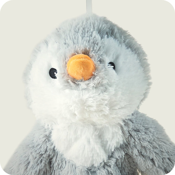 Warmies 3D Short Hot Water Bottle Grey Penguin