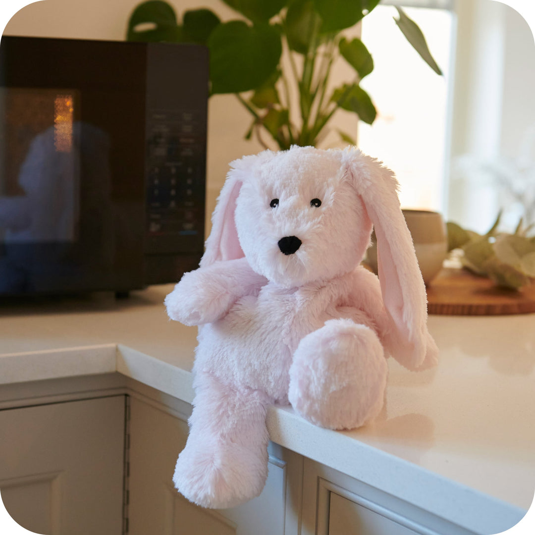 Warmies 13" Pink Bunny - Fully Heatable Cuddly Toy scented with French Lavender